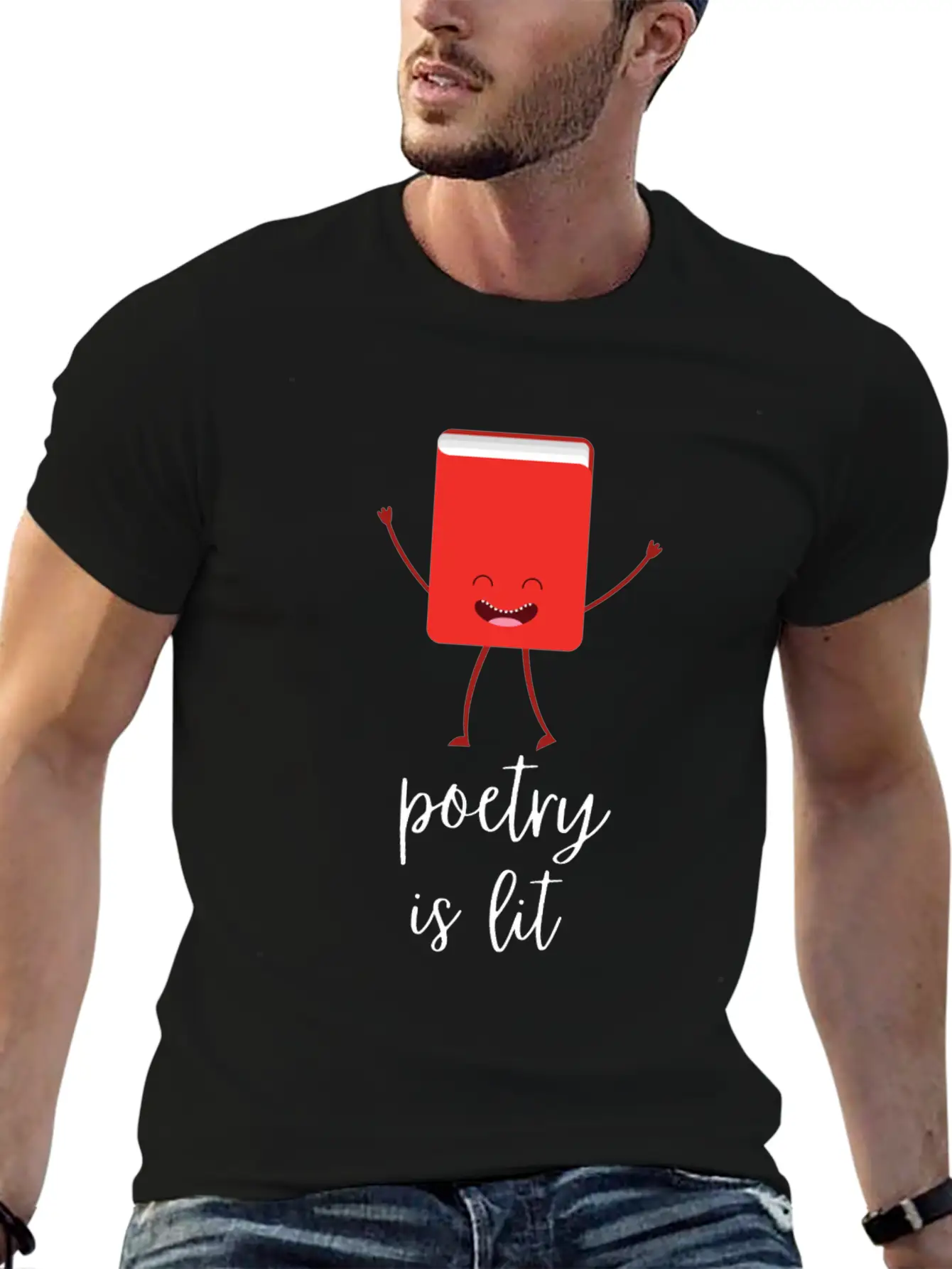 Poetry Is Lit Essential Cotton Tee For Daily Outfits ¨C Unisex Style