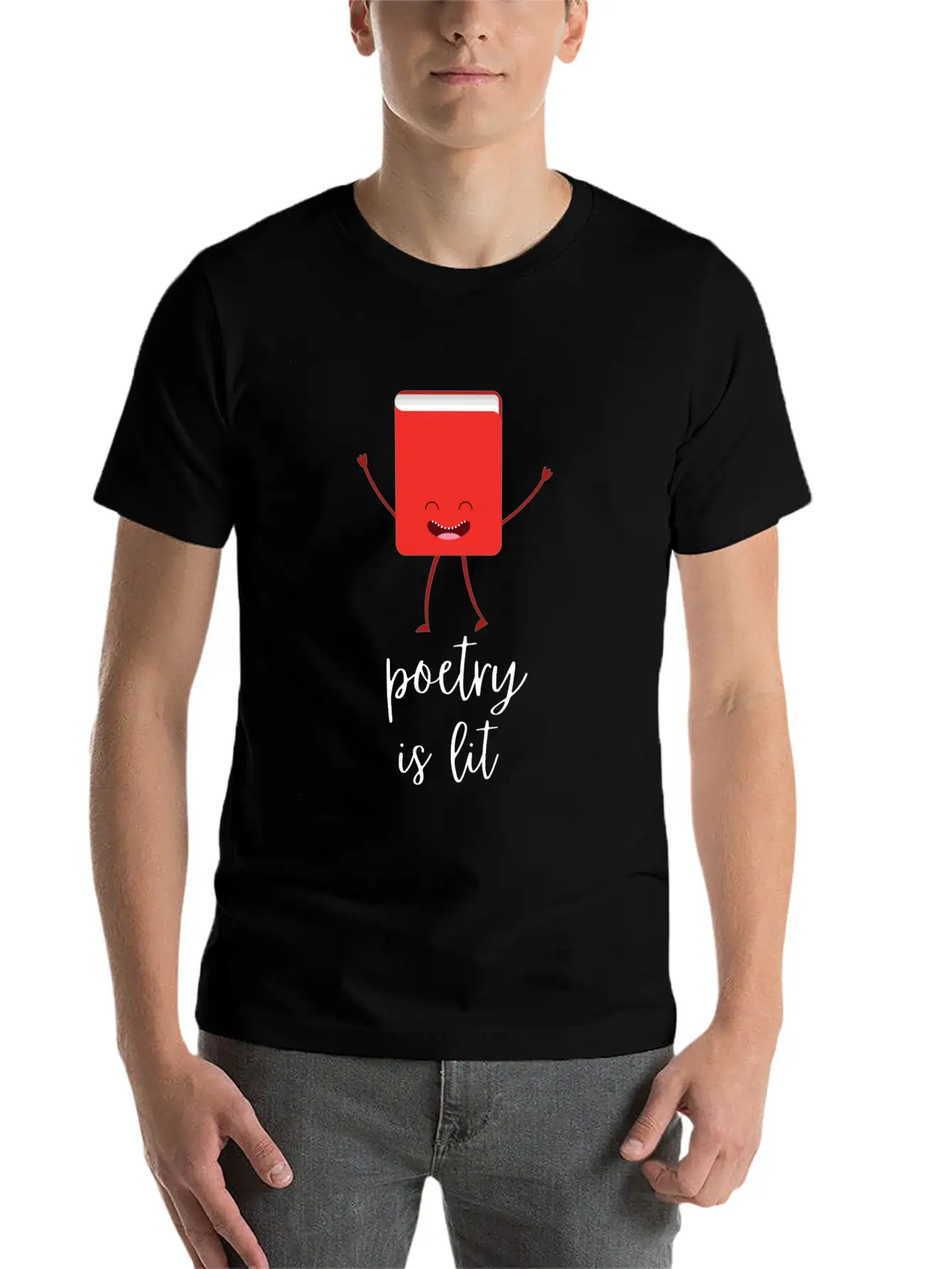 Poetry Is Lit Essential Cotton Tee For Daily Outfits ¨C Unisex Style