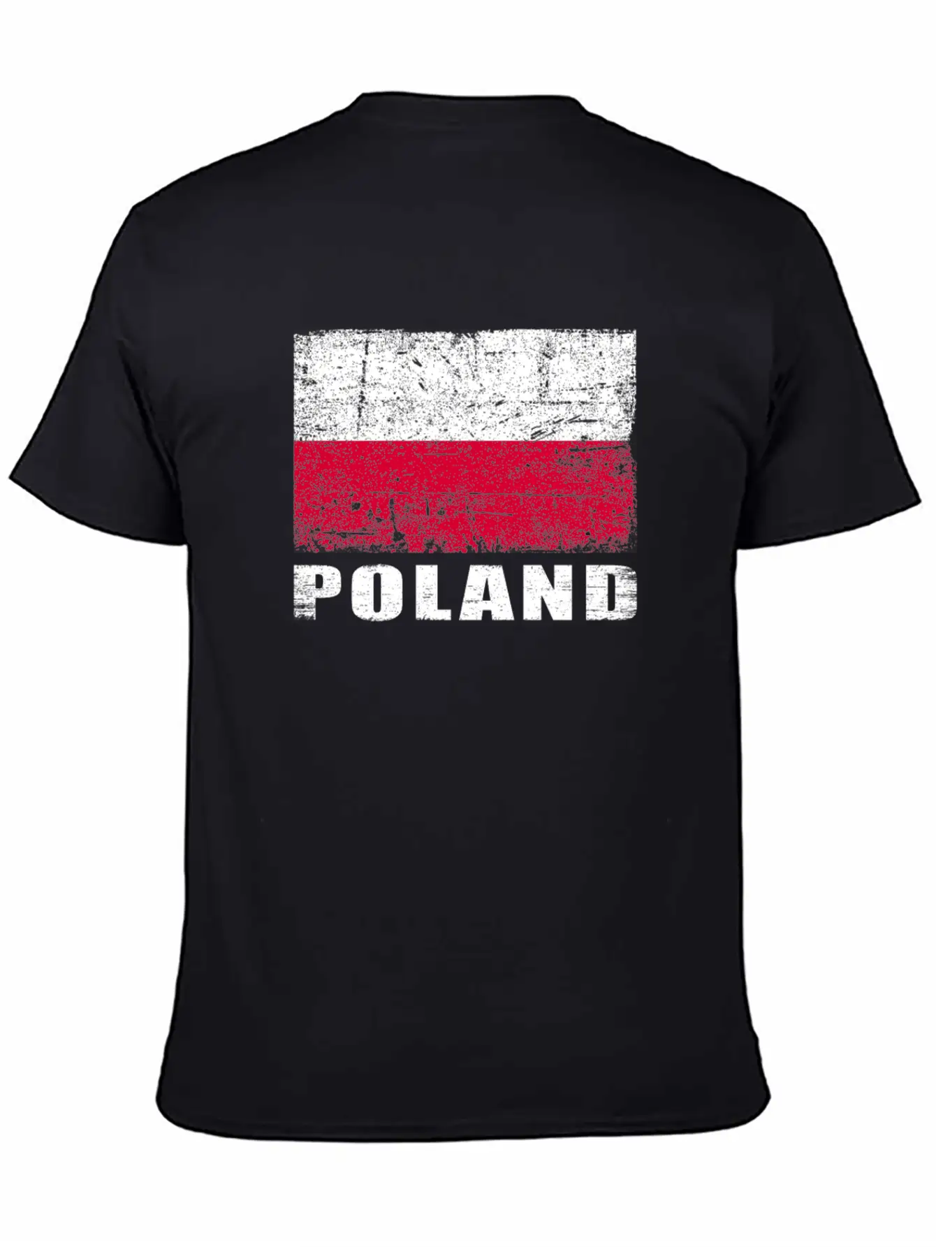 Poland Flag Grunge Country Flag Poland Soft Cotton Short Sleeve Tee ¨C Unisex Wardrobe Staple