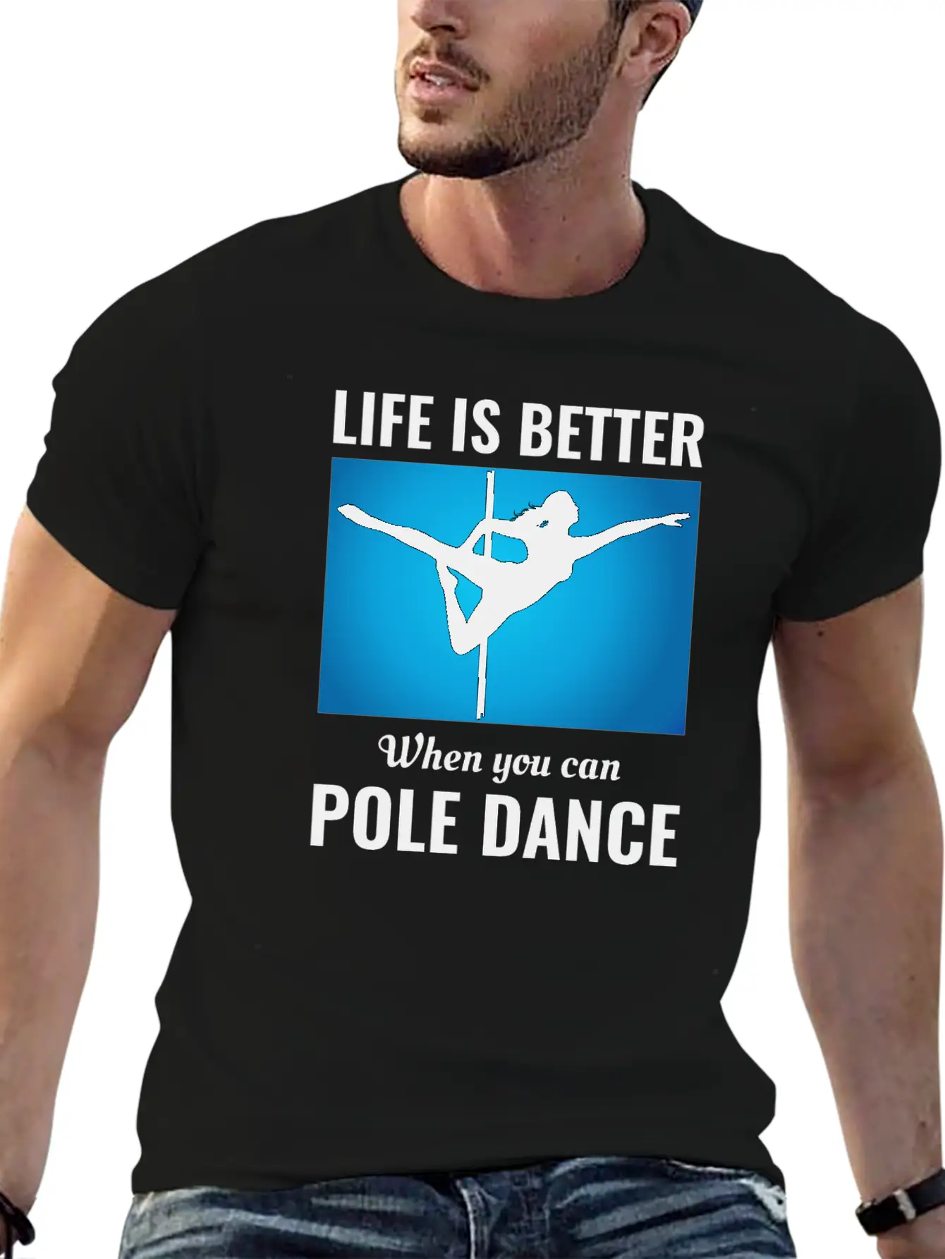 Pole Sport Dance Dancer Competition Acrobatics Essential Cotton Tee For Daily Outfits ¨C Unisex Style