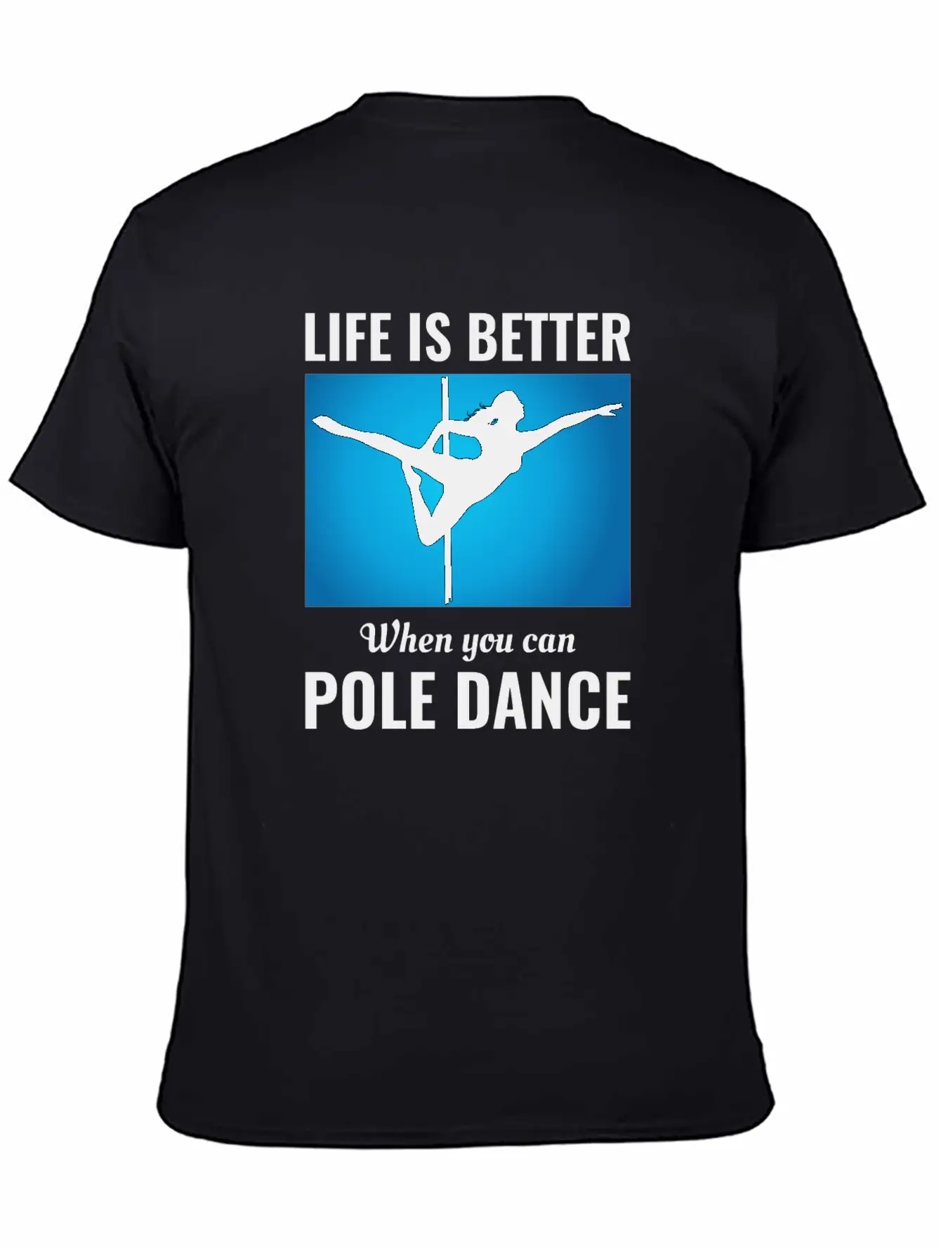 Pole Sport Dance Dancer Competition Acrobatics Essential Cotton Tee For Daily Outfits ¨C Unisex Style