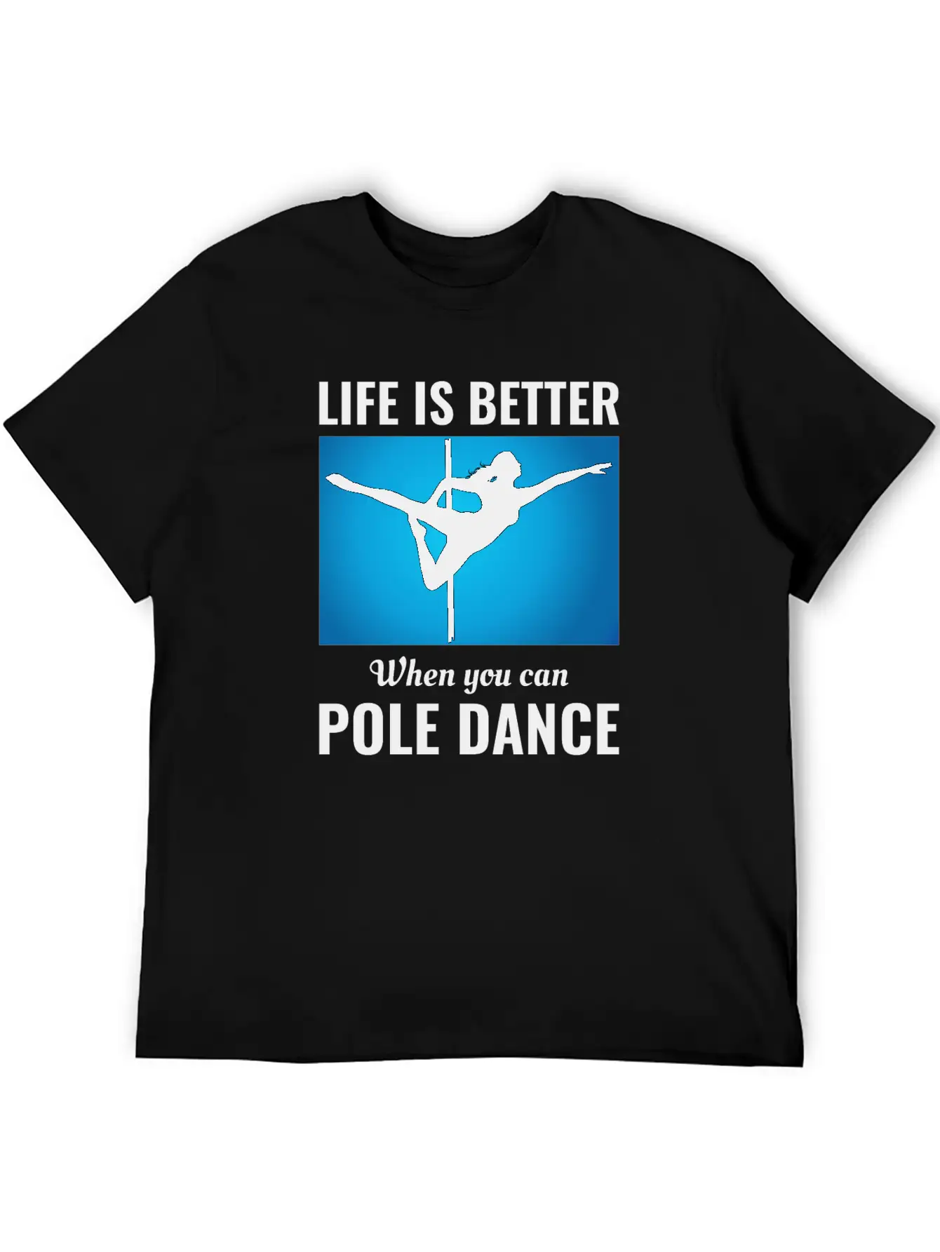 Pole Sport Dance Dancer Competition Acrobatics Essential Cotton Tee For Daily Outfits ¨C Unisex Style