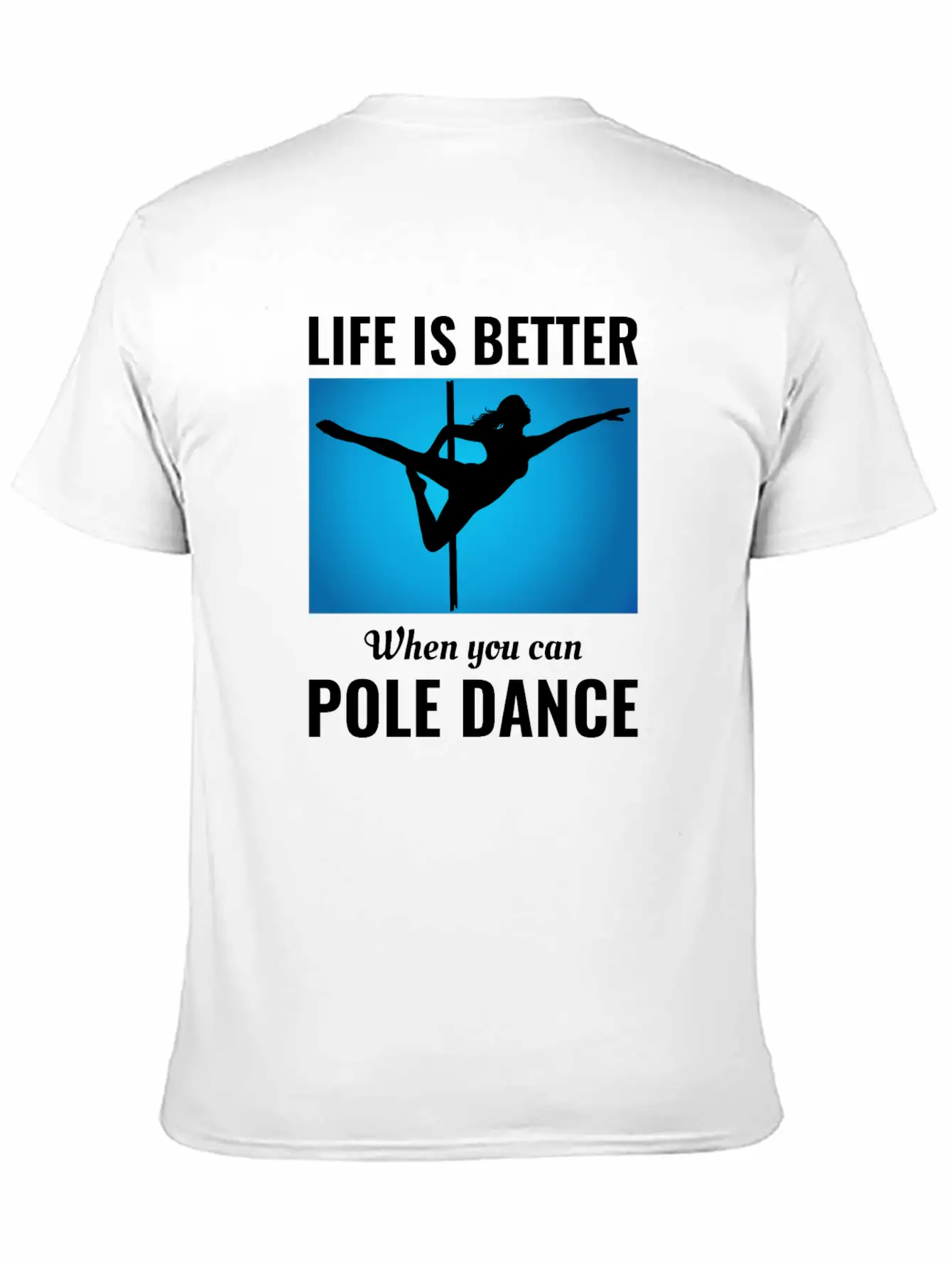 Pole Sport Dance Dancer Competition Acrobatics Essential Cotton Tee For Daily Outfits ¨C Unisex Style