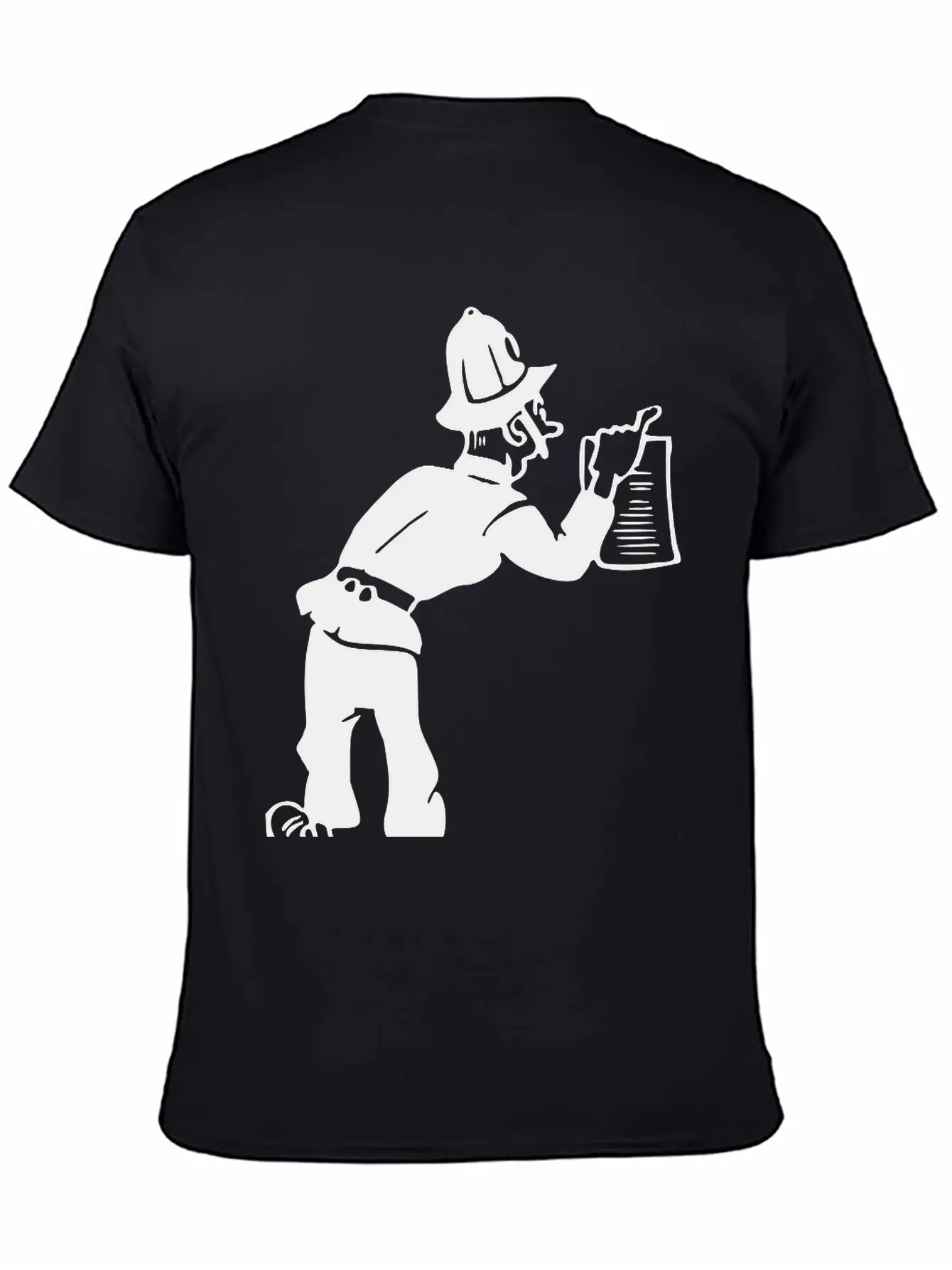 Policeman With Warrant Basic Graphic T-Shirt ¨C Daily Comfort In Soft Cotton