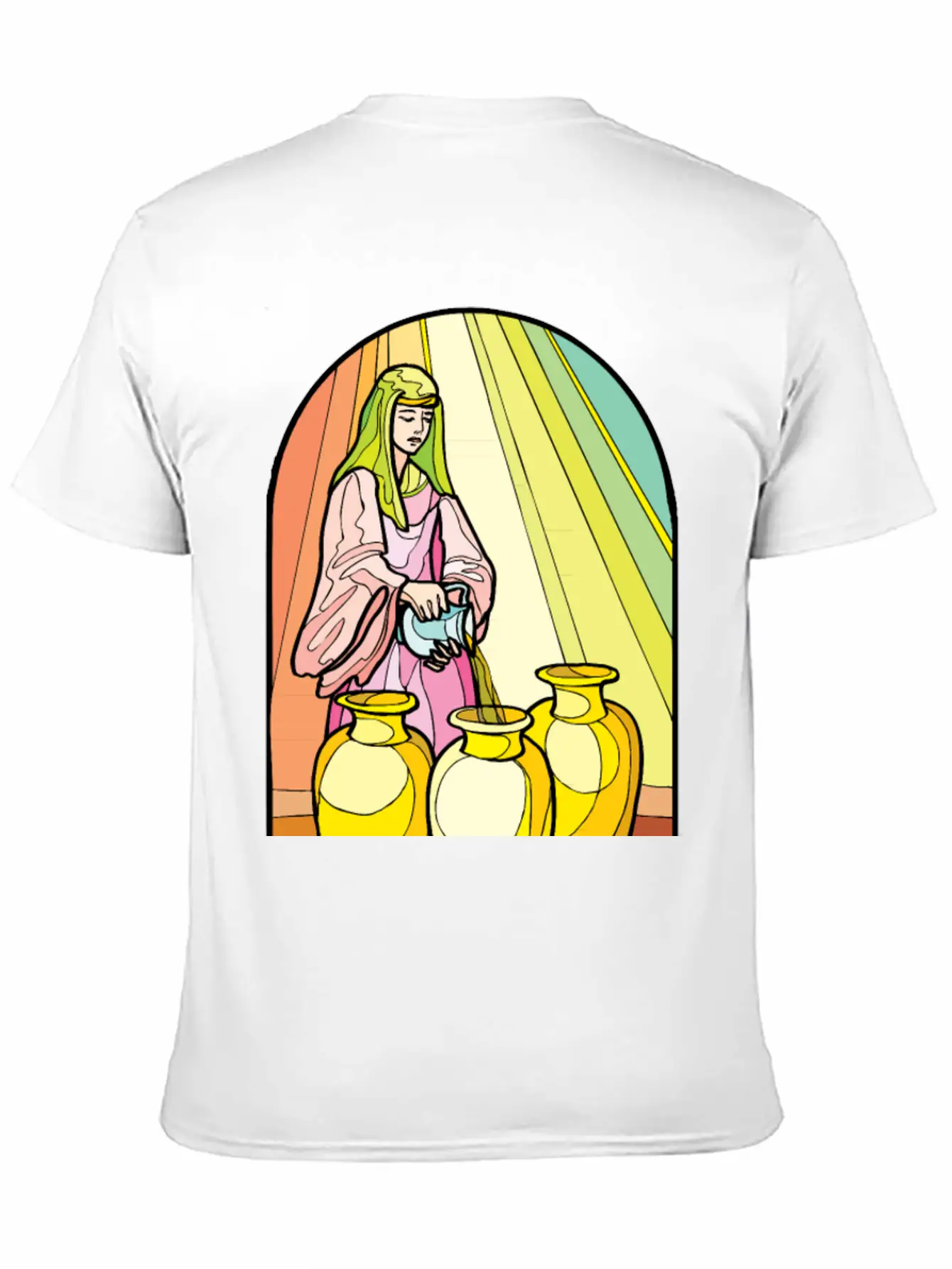 Pouring Olive Oil Basic Graphic T-Shirt ¨C Daily Comfort In Soft Cotton