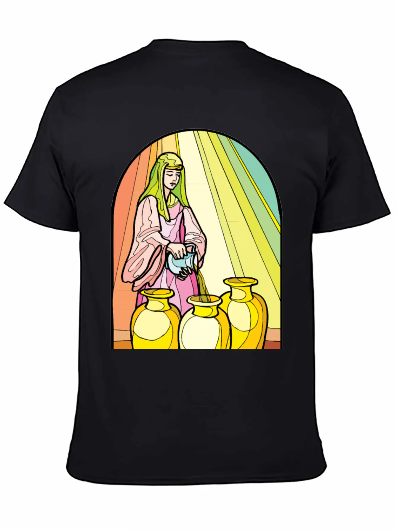 Pouring Olive Oil Basic Graphic T-Shirt ¨C Daily Comfort In Soft Cotton