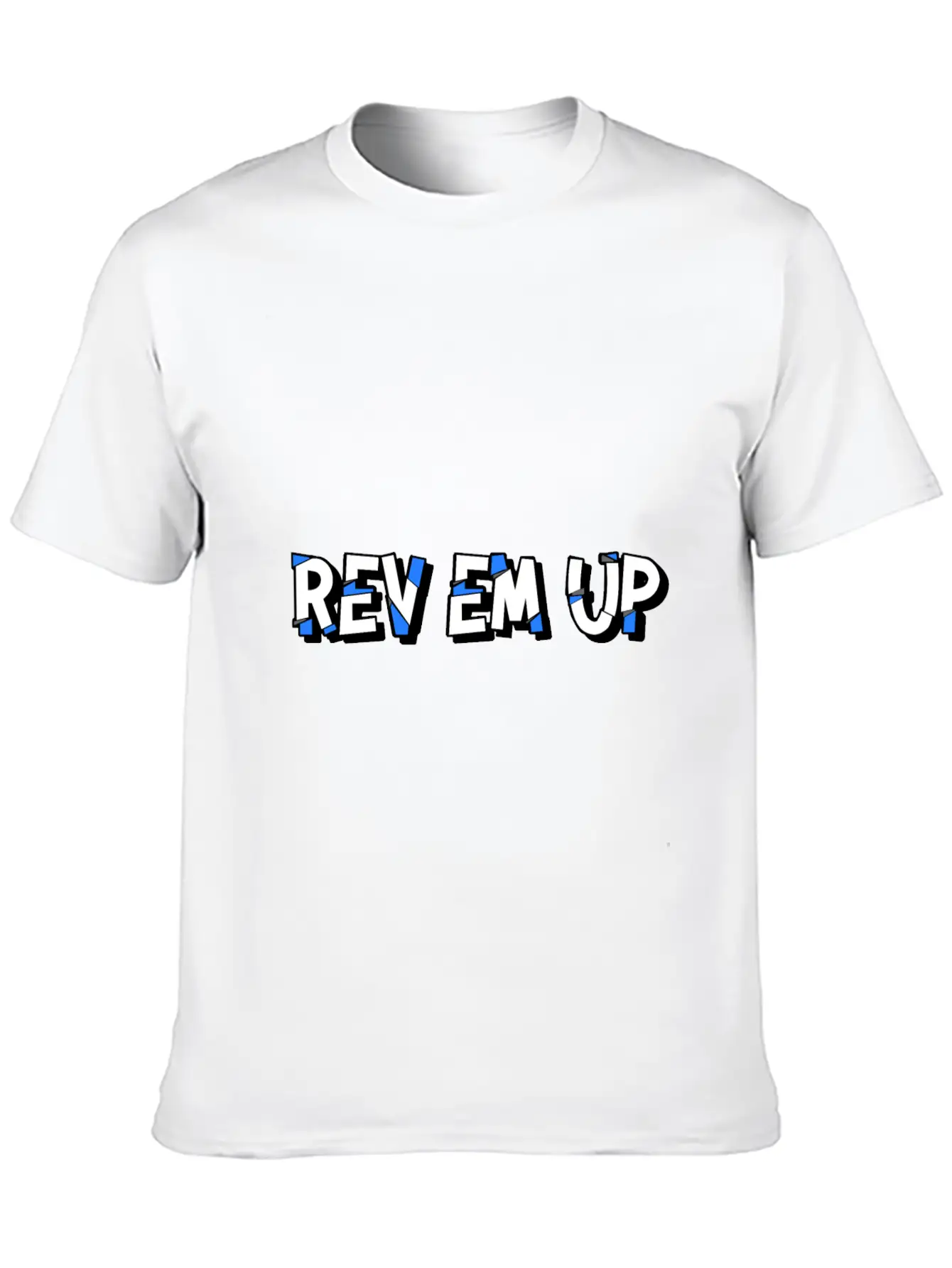 "Rev Em Up" Motorsport 4's Essential Cotton Tee For Daily Outfits ¨C Unisex Style