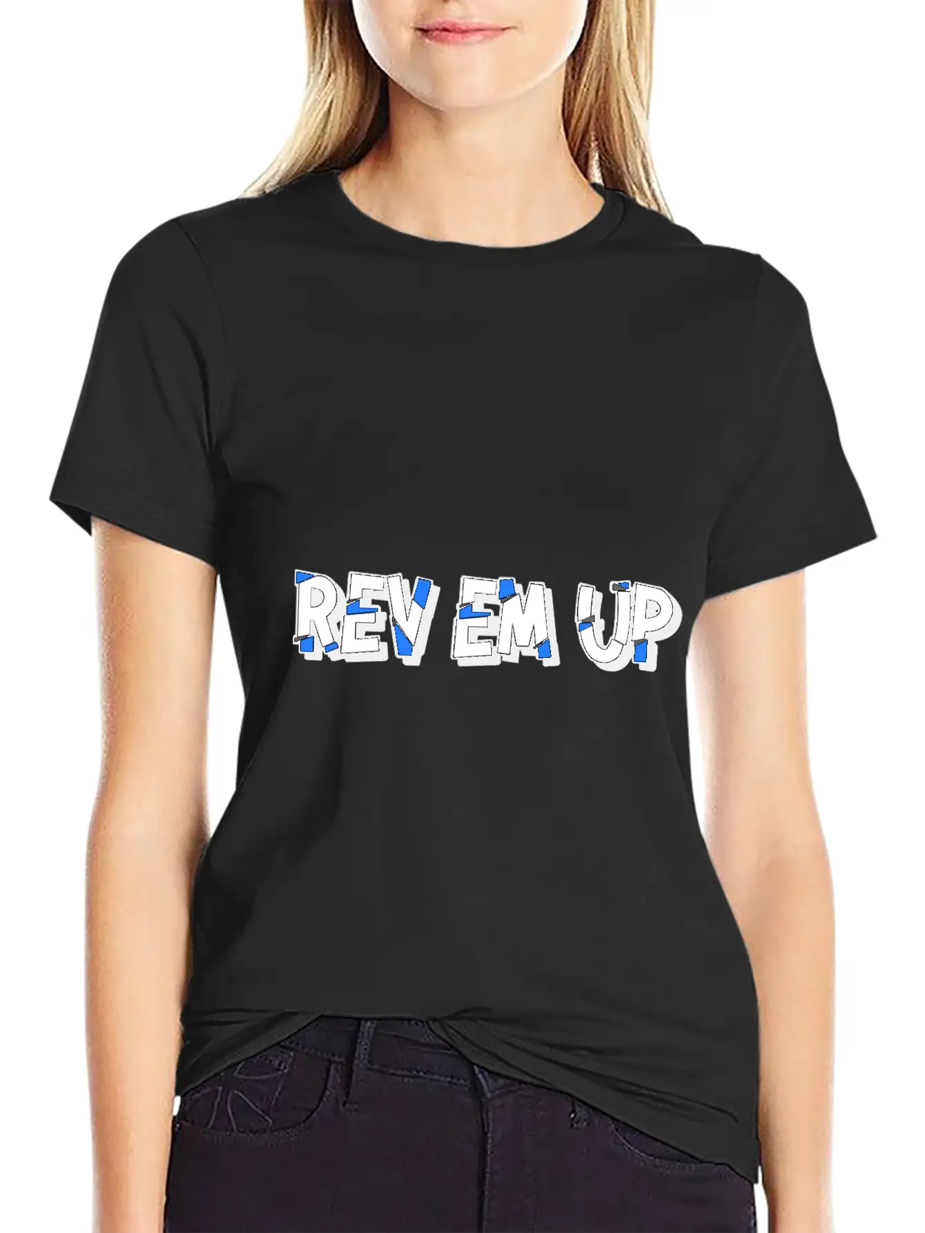 "Rev Em Up" Motorsport 4's Essential Cotton Tee For Daily Outfits ¨C Unisex Style