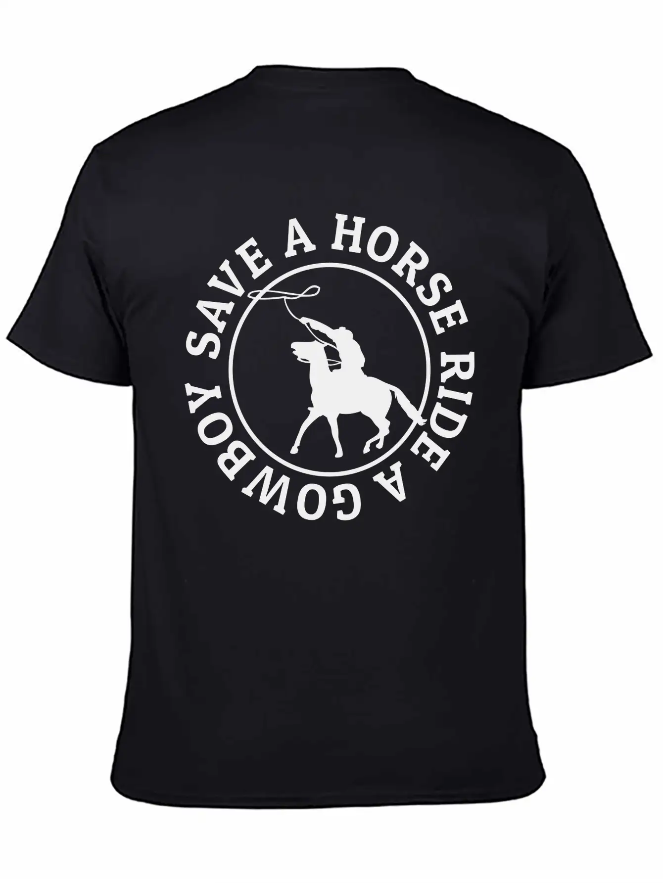 Save A Horse Ride A Cowboy Soft Cotton Short Sleeve Tee ¨C Unisex Wardrobe Staple