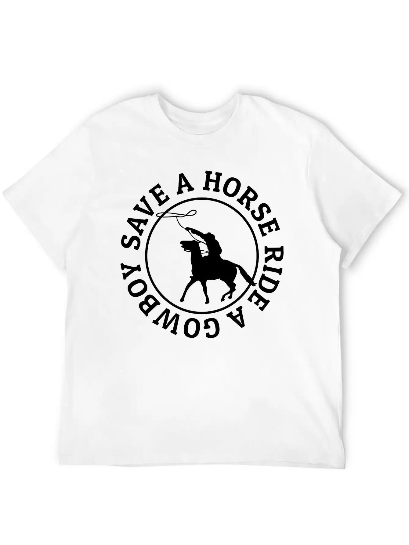 Save A Horse Ride A Cowboy Soft Cotton Short Sleeve Tee ¨C Unisex Wardrobe Staple