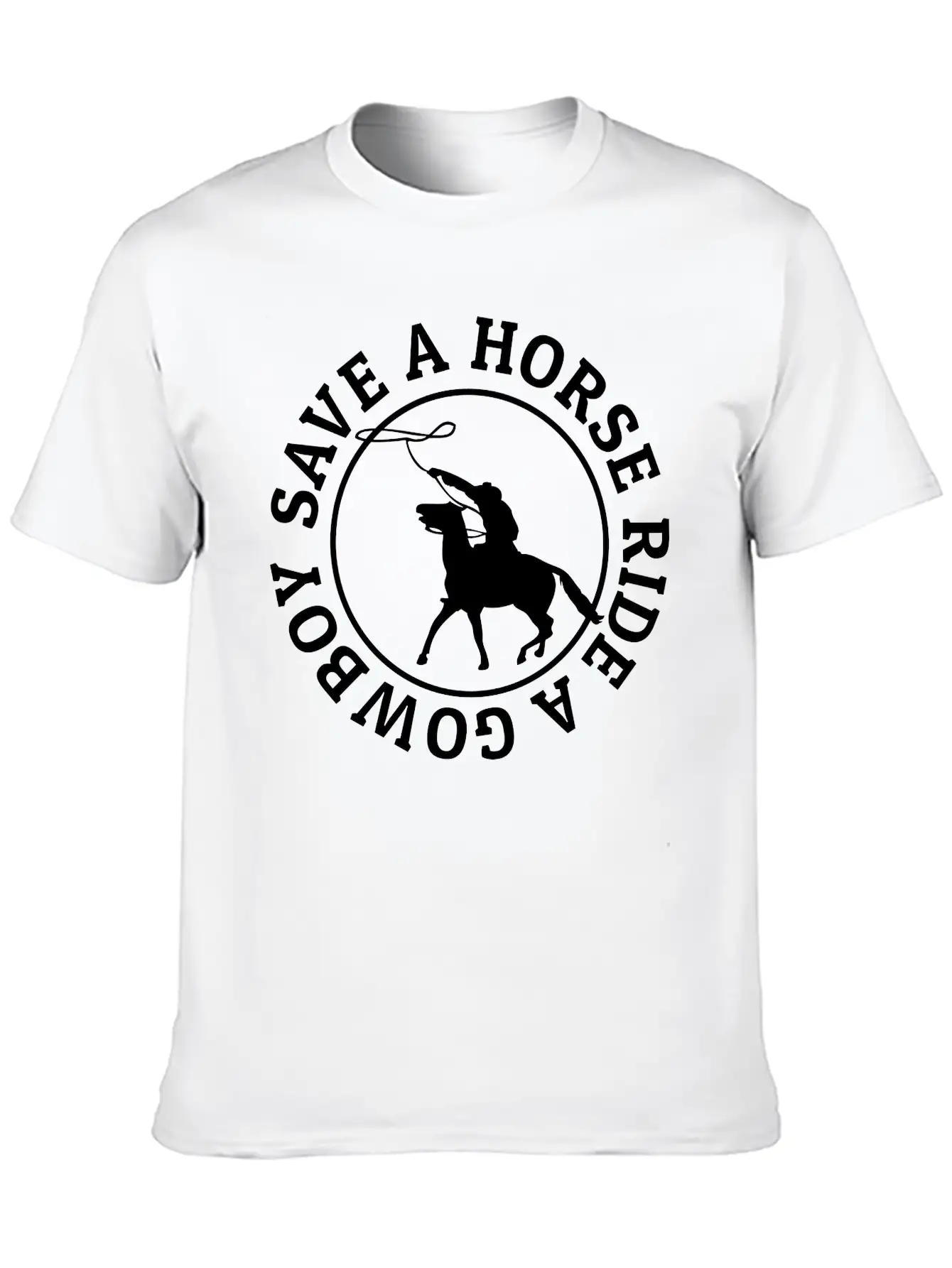 Save A Horse Ride A Cowboy Soft Cotton Short Sleeve Tee ¨C Unisex Wardrobe Staple