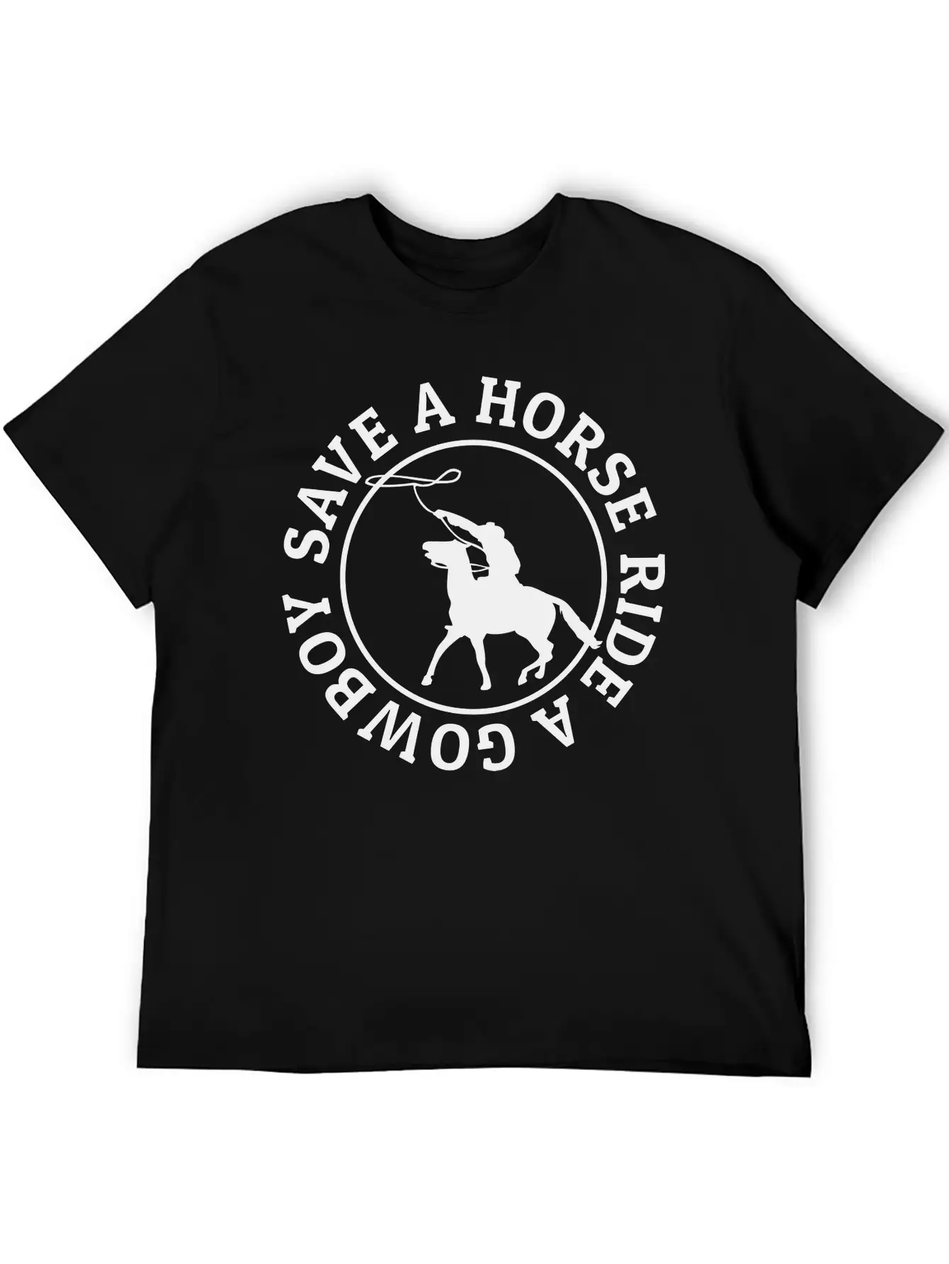 Save A Horse Ride A Cowboy Soft Cotton Short Sleeve Tee ¨C Unisex Wardrobe Staple