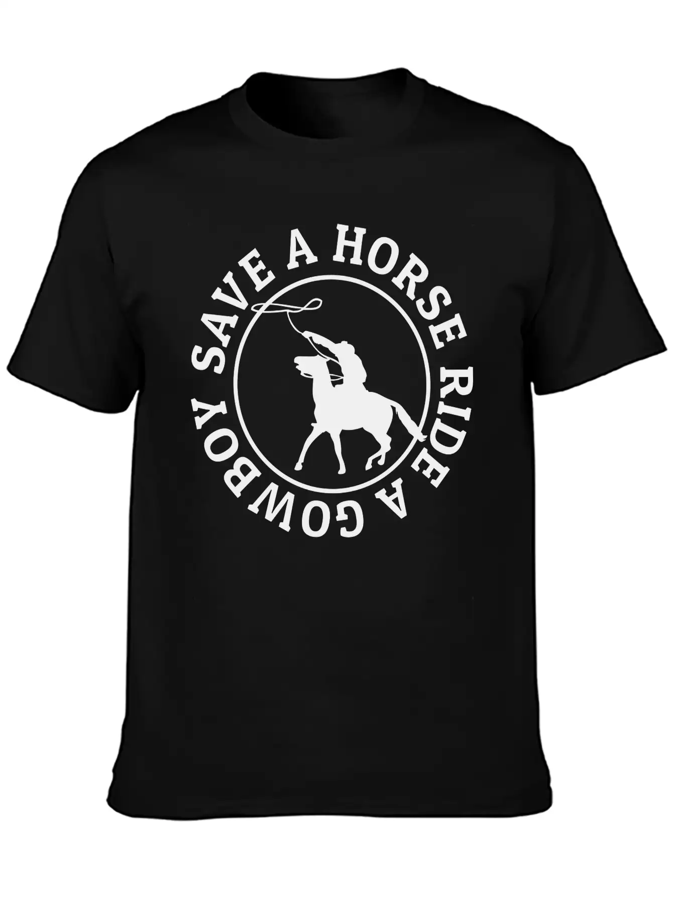 Save A Horse Ride A Cowboy Soft Cotton Short Sleeve Tee ¨C Unisex Wardrobe Staple