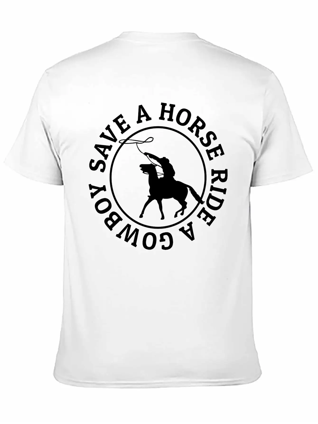 Save A Horse Ride A Cowboy Soft Cotton Short Sleeve Tee ¨C Unisex Wardrobe Staple