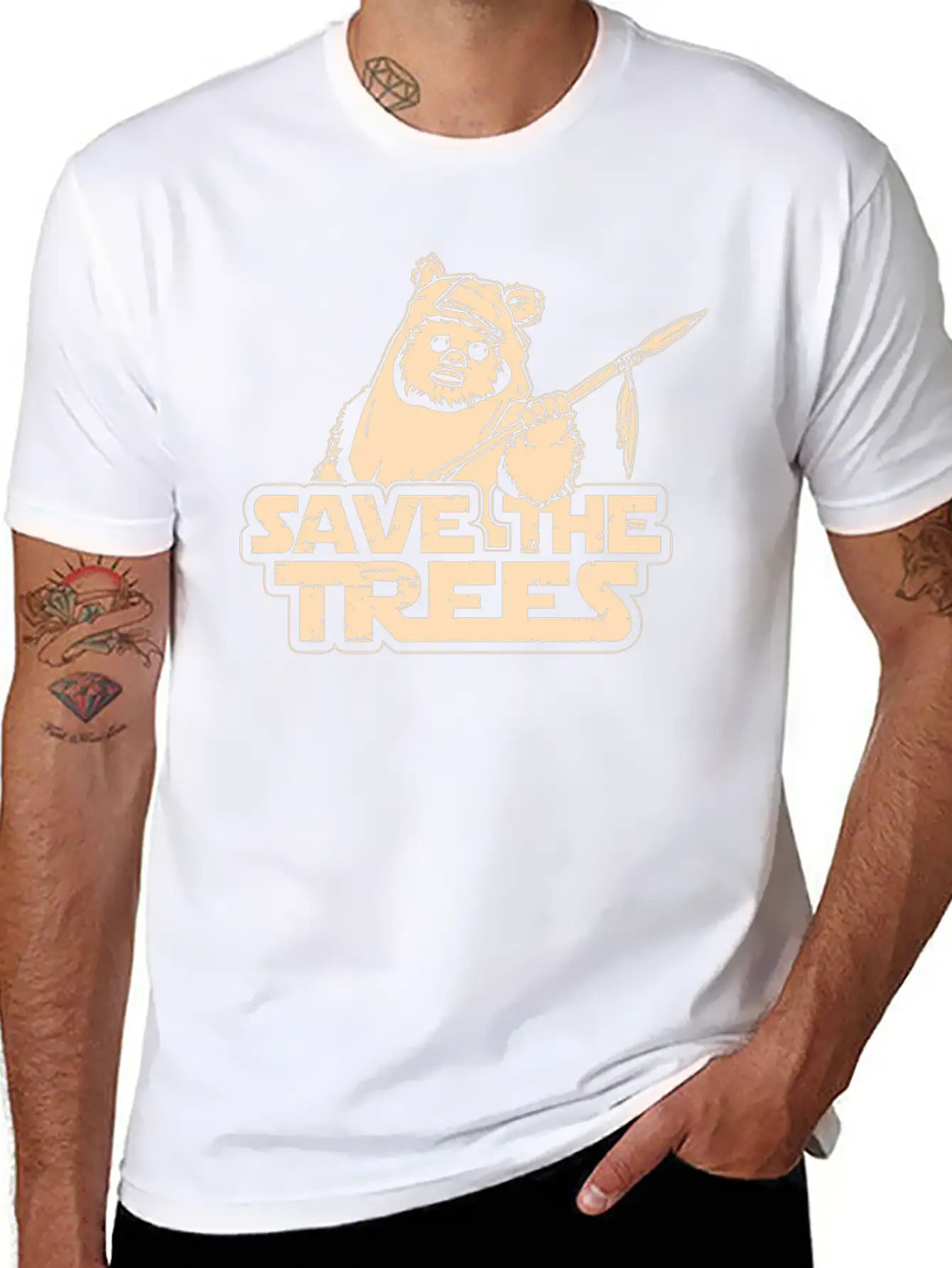Save The Trees Soft Cotton Short Sleeve Tee ¨C Unisex Wardrobe Staple