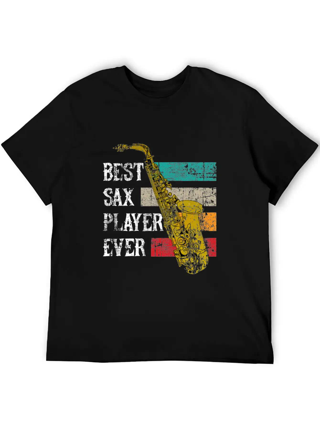 Saxophone Jazz Sax Gift Music Instrument Essential Cotton Tee For Daily Outfits ¨C Unisex Style