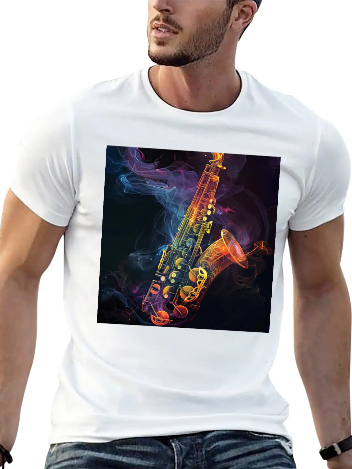 Saxophone Soft Cotton Short Sleeve Tee ¨C Unisex Wardrobe Staple