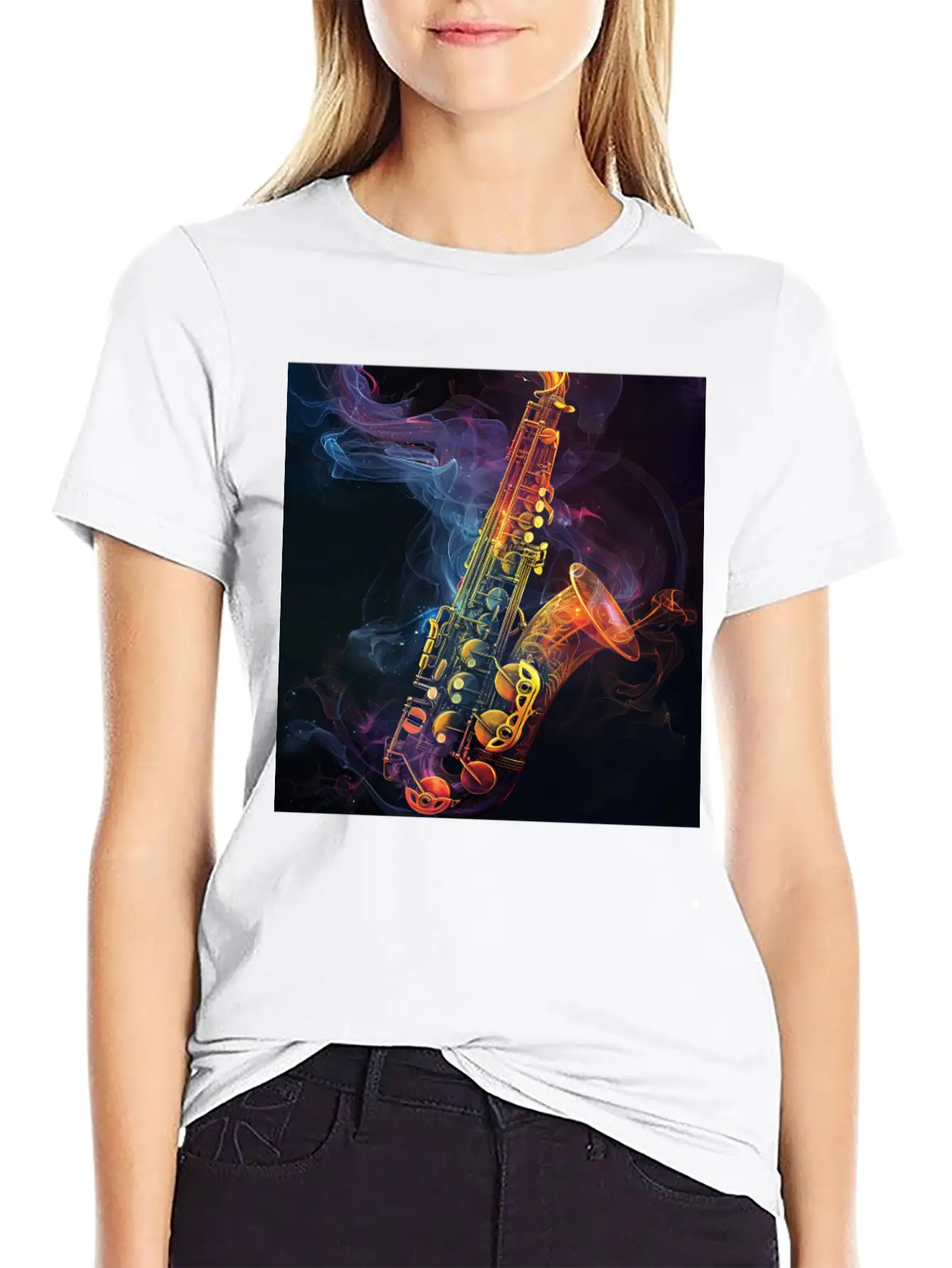 Saxophone Soft Cotton Short Sleeve Tee ¨C Unisex Wardrobe Staple