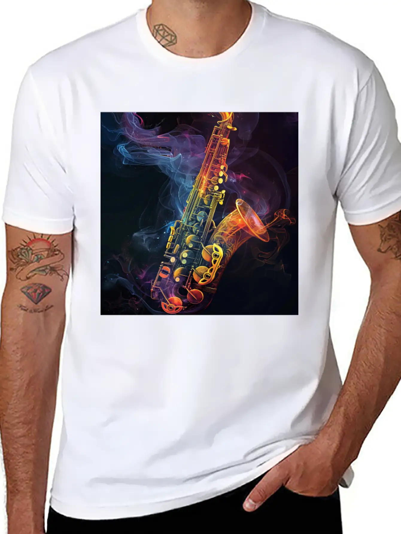 Saxophone Soft Cotton Short Sleeve Tee ¨C Unisex Wardrobe Staple