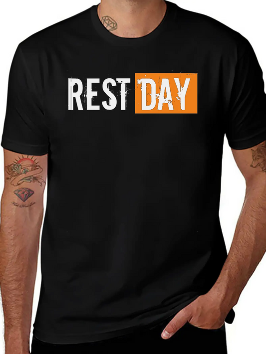Saying - Rest Day Soft Cotton Short Sleeve Tee ¨C Unisex Wardrobe Staple