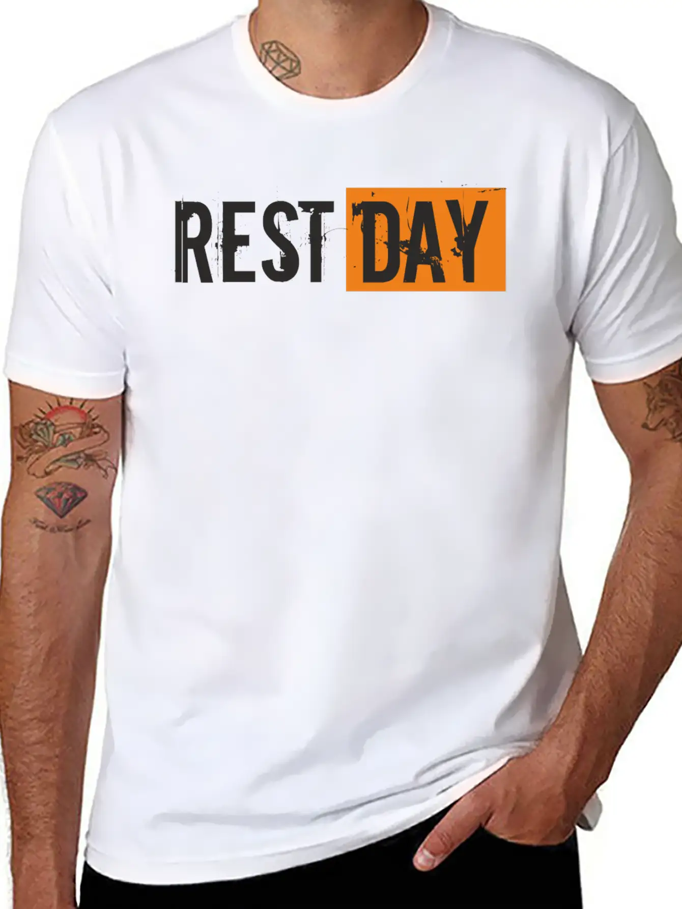 Saying - Rest Day Soft Cotton Short Sleeve Tee ¨C Unisex Wardrobe Staple
