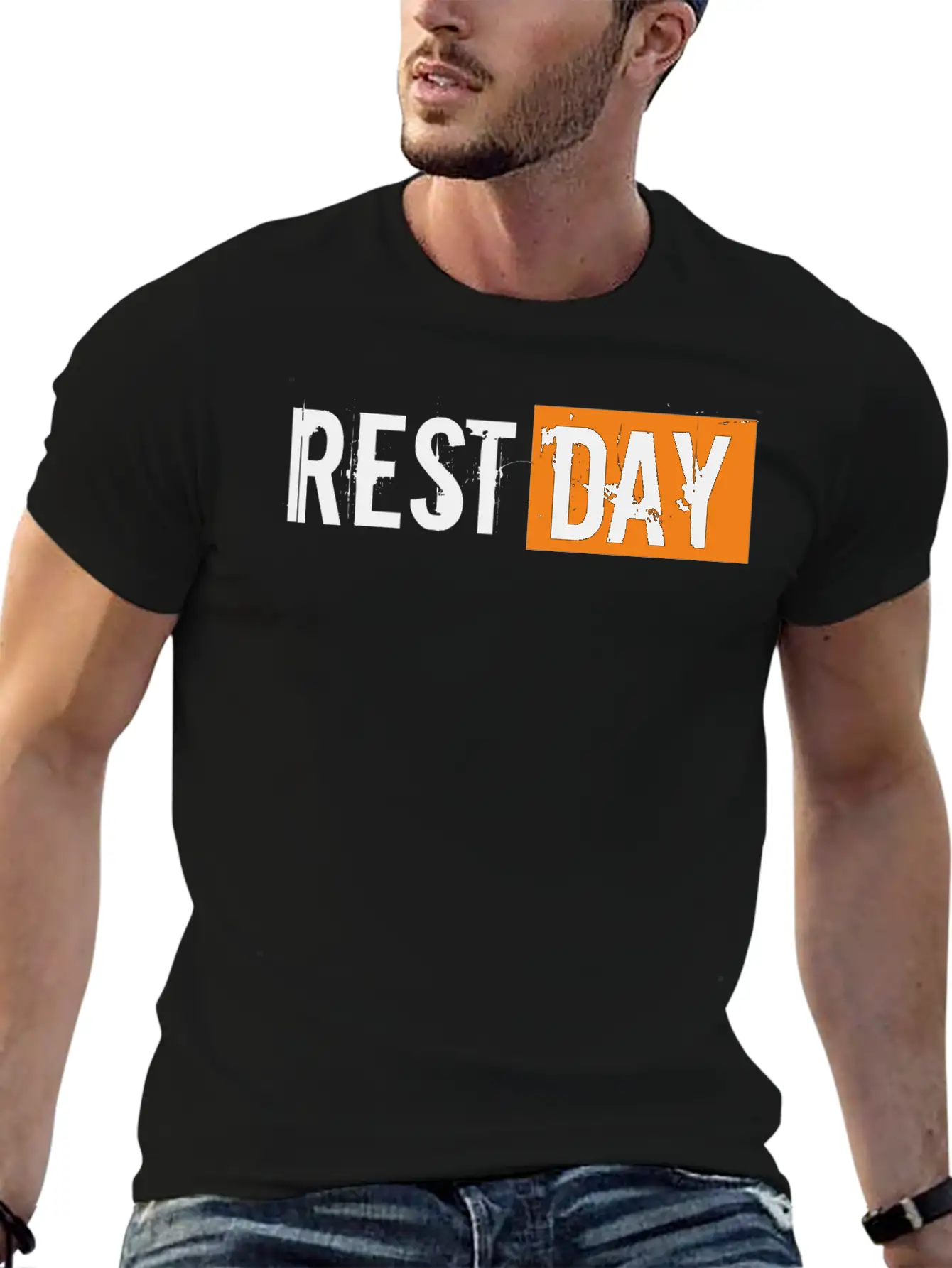 Saying - Rest Day Soft Cotton Short Sleeve Tee ¨C Unisex Wardrobe Staple