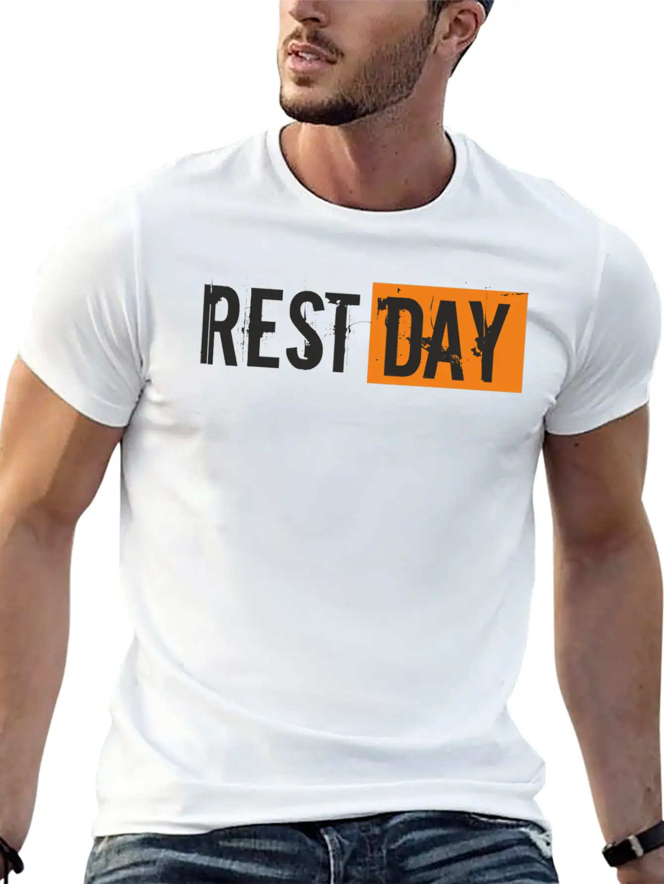 Saying - Rest Day Soft Cotton Short Sleeve Tee ¨C Unisex Wardrobe Staple