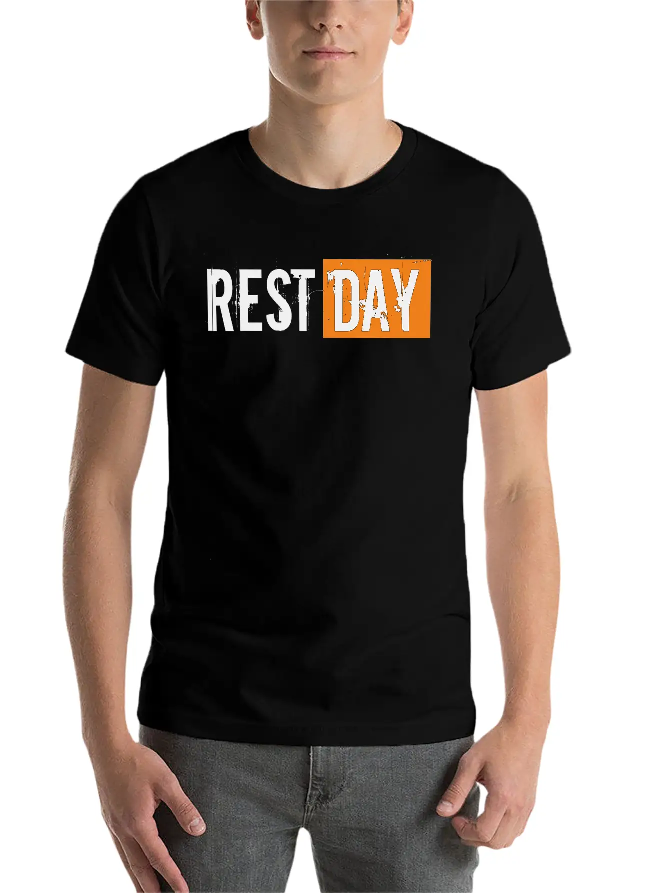 Saying - Rest Day Soft Cotton Short Sleeve Tee ¨C Unisex Wardrobe Staple