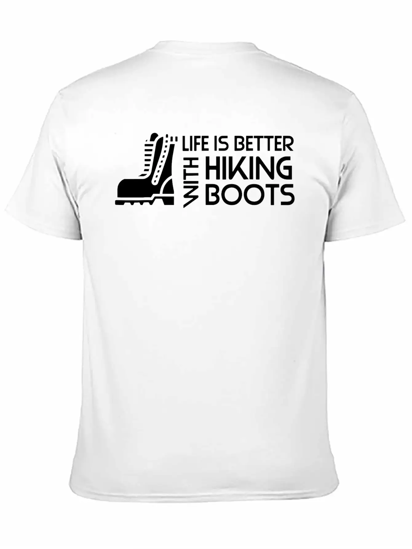 Sayings About Hiking Boots Hiking Lover Basic Graphic T-Shirt ¨C Daily Comfort In Soft Cotton