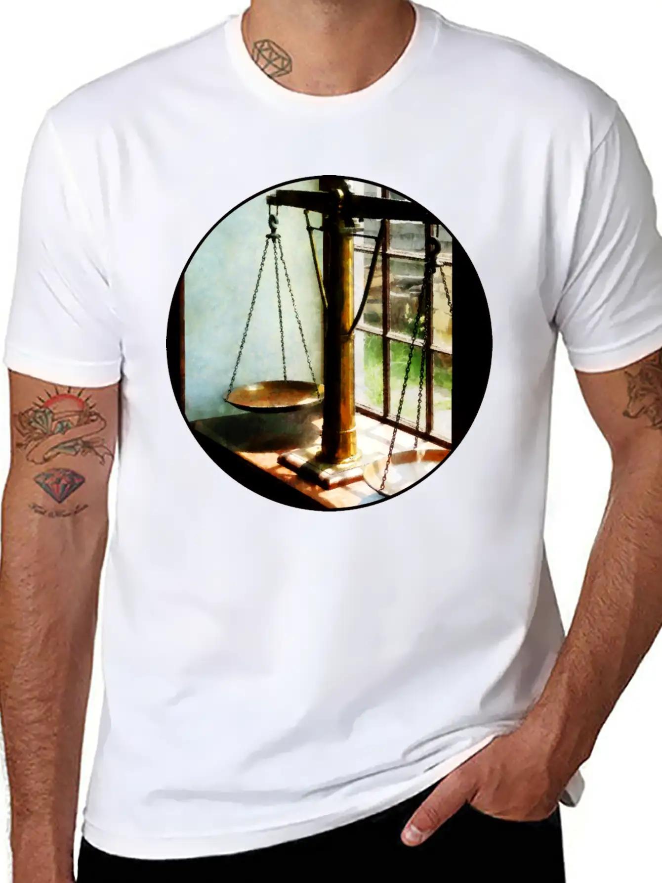 Scales Of Justice Soft Cotton Short Sleeve Tee ¨C Unisex Wardrobe Staple