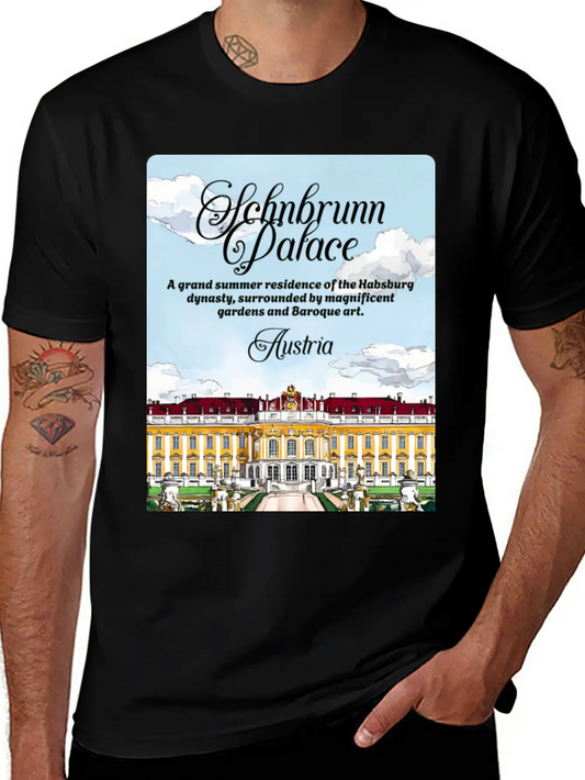 Sch?nbrunn Habsburg Dynasty Austria V2 Essential Cotton Tee For Daily Outfits ¨C Unisex Style