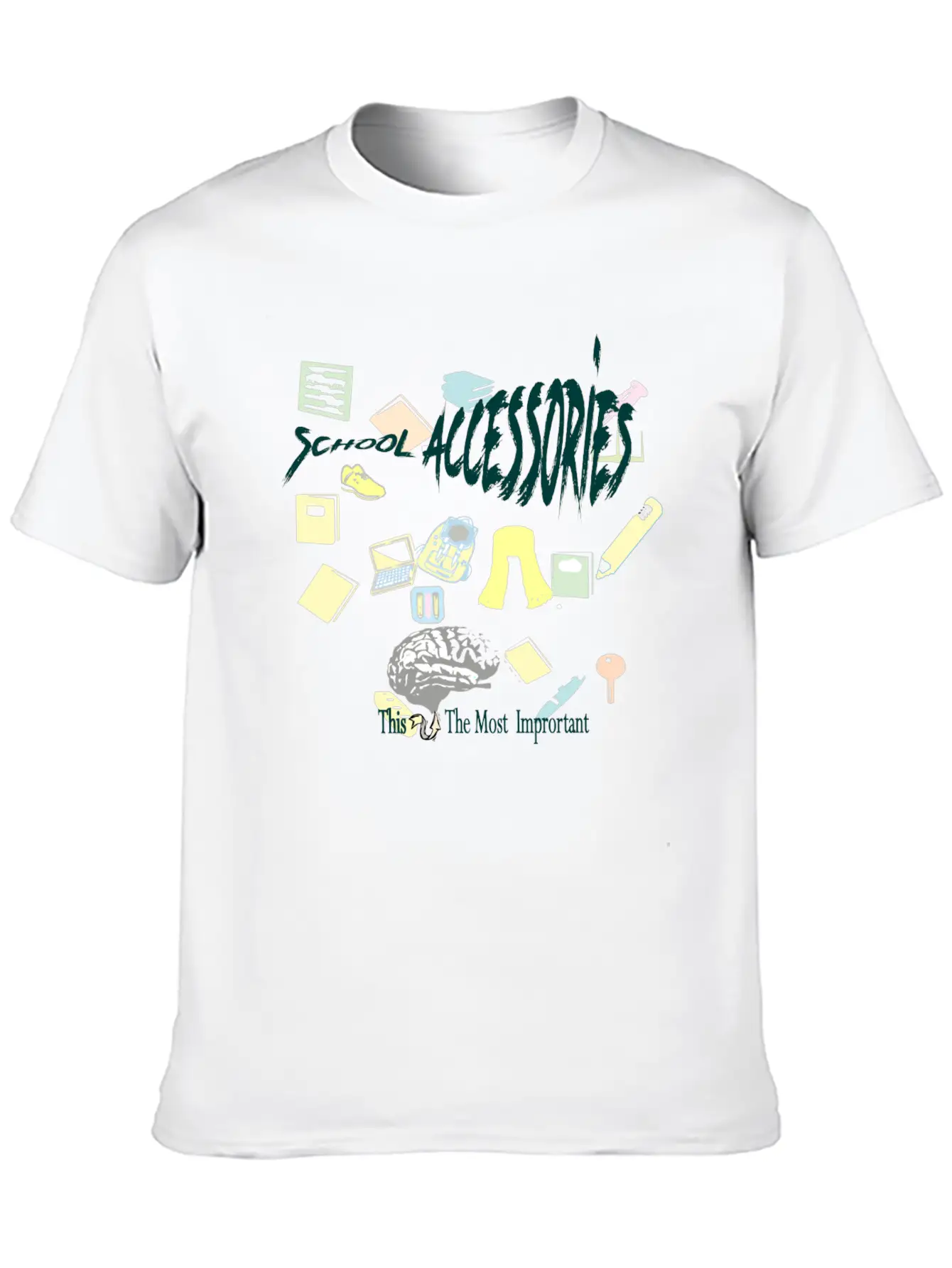 School Accessories 01 Essential Cotton Tee For Daily Outfits ¨C Unisex Style