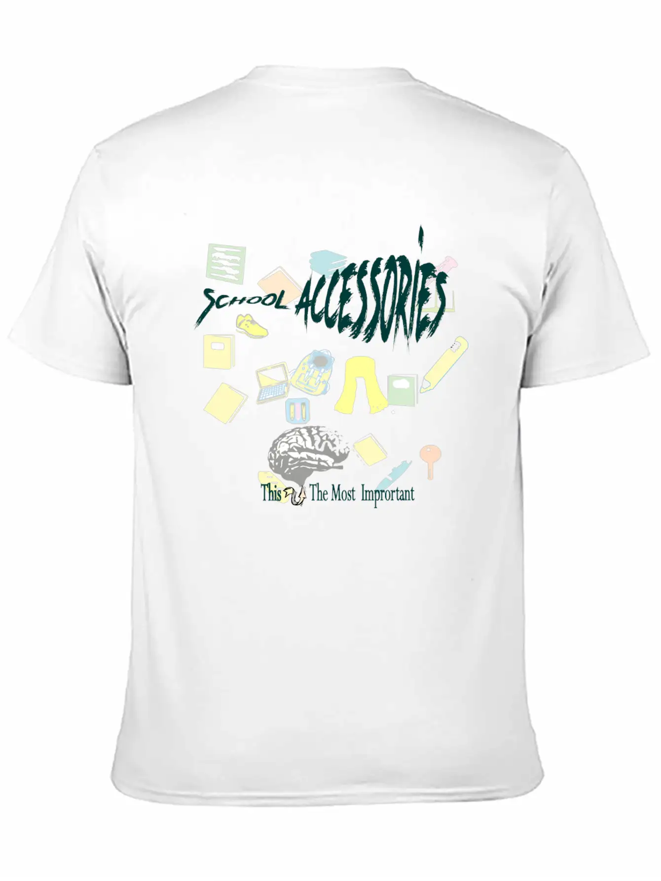 School Accessories 01 Essential Cotton Tee For Daily Outfits ¨C Unisex Style