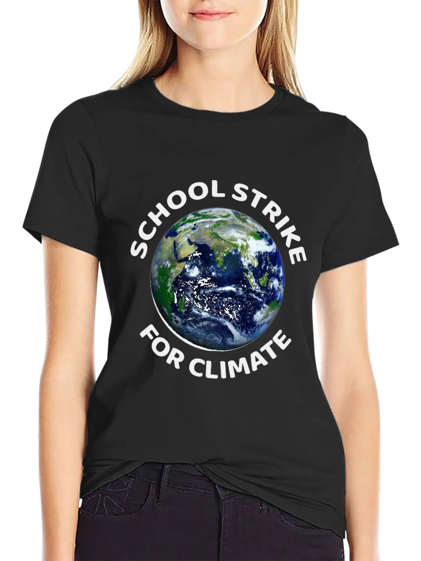 School Strike For Climate Essential Cotton Tee For Daily Outfits ¨C Unisex Style