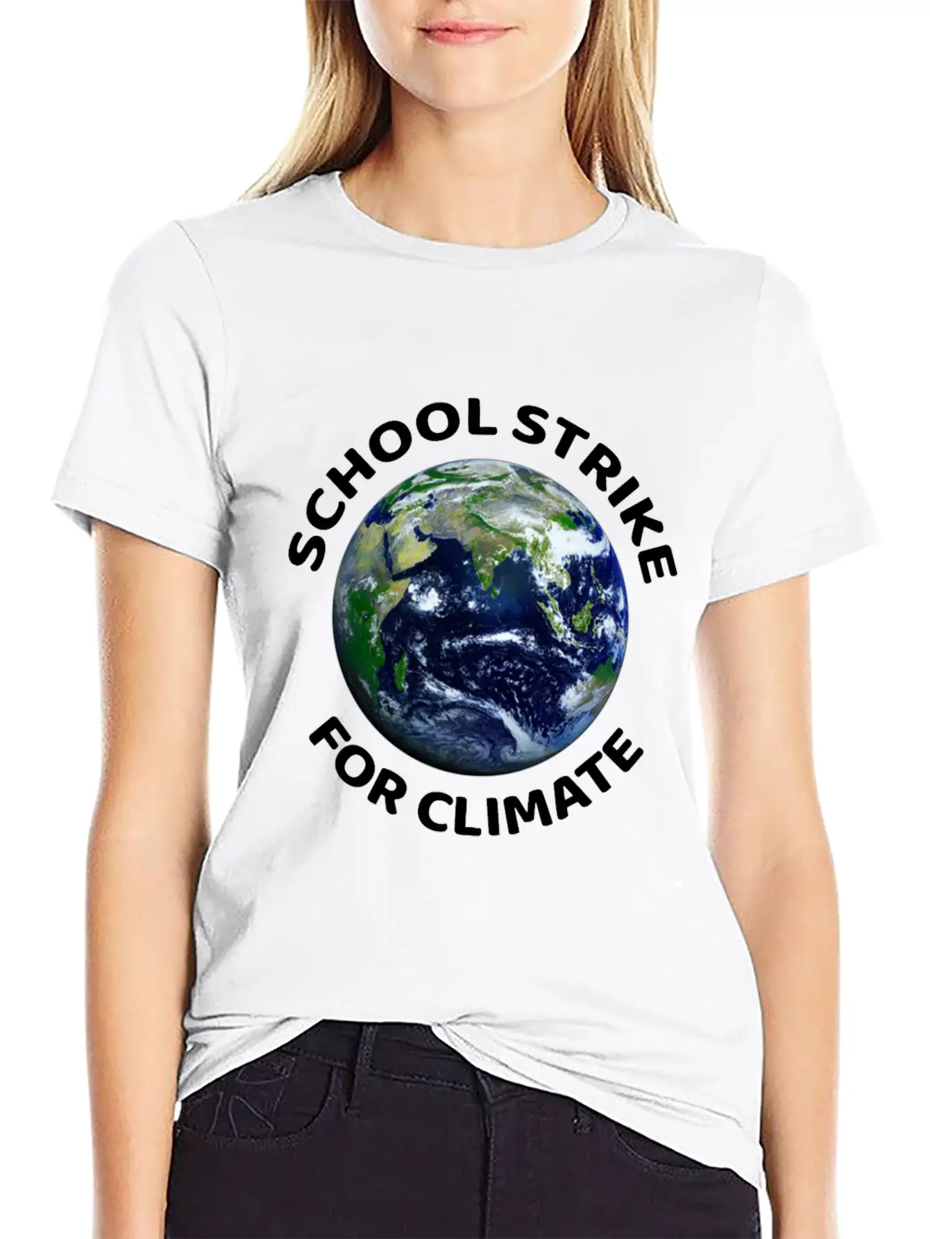 School Strike For Climate Essential Cotton Tee For Daily Outfits ¨C Unisex Style