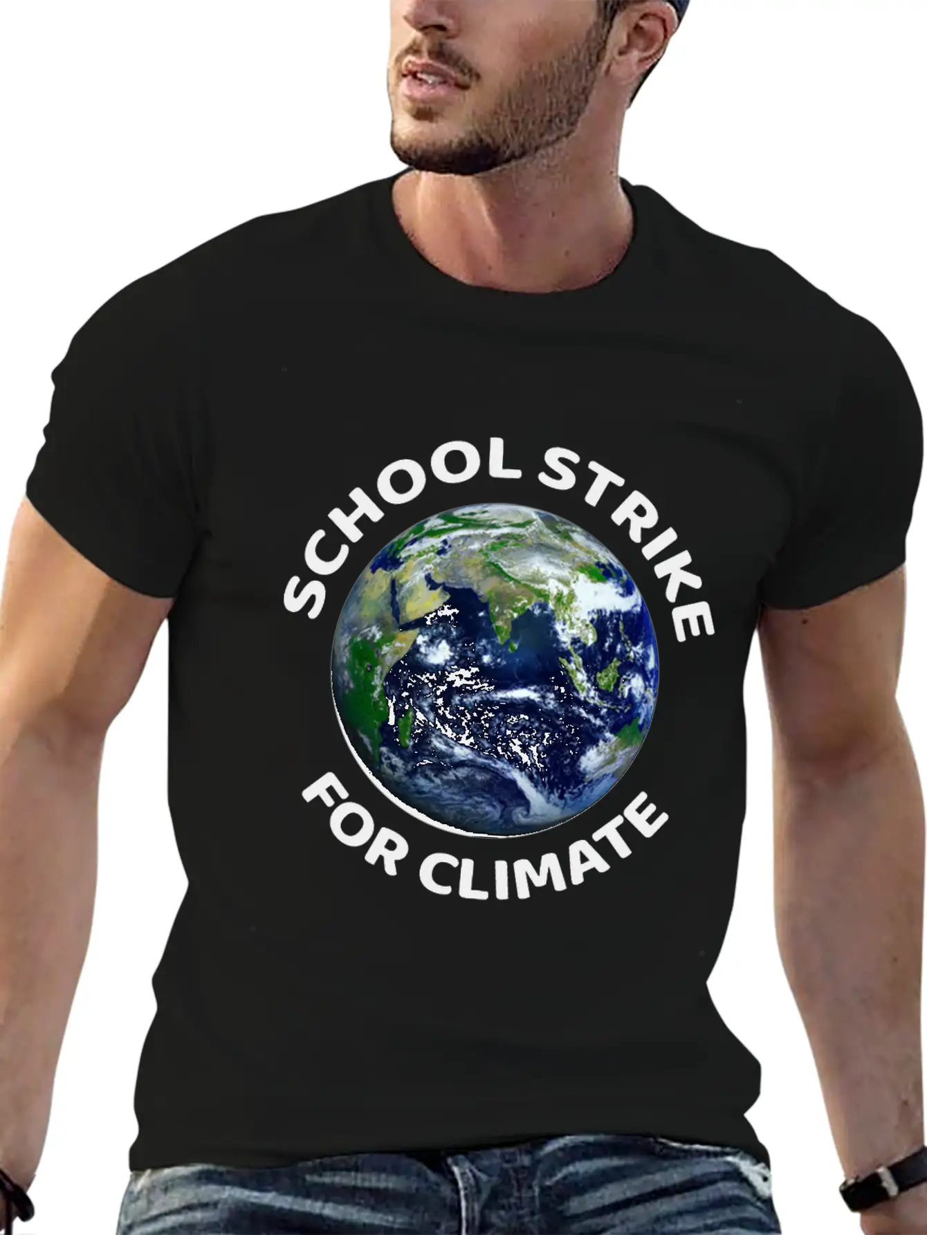 School Strike For Climate Essential Cotton Tee For Daily Outfits ¨C Unisex Style