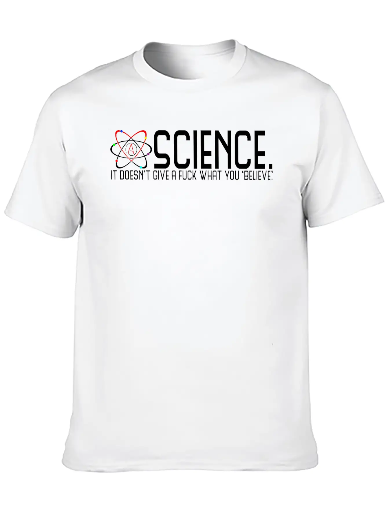Science Doesn't Give A Fuck Essential Cotton Tee For Daily Outfits ¨C Unisex Style