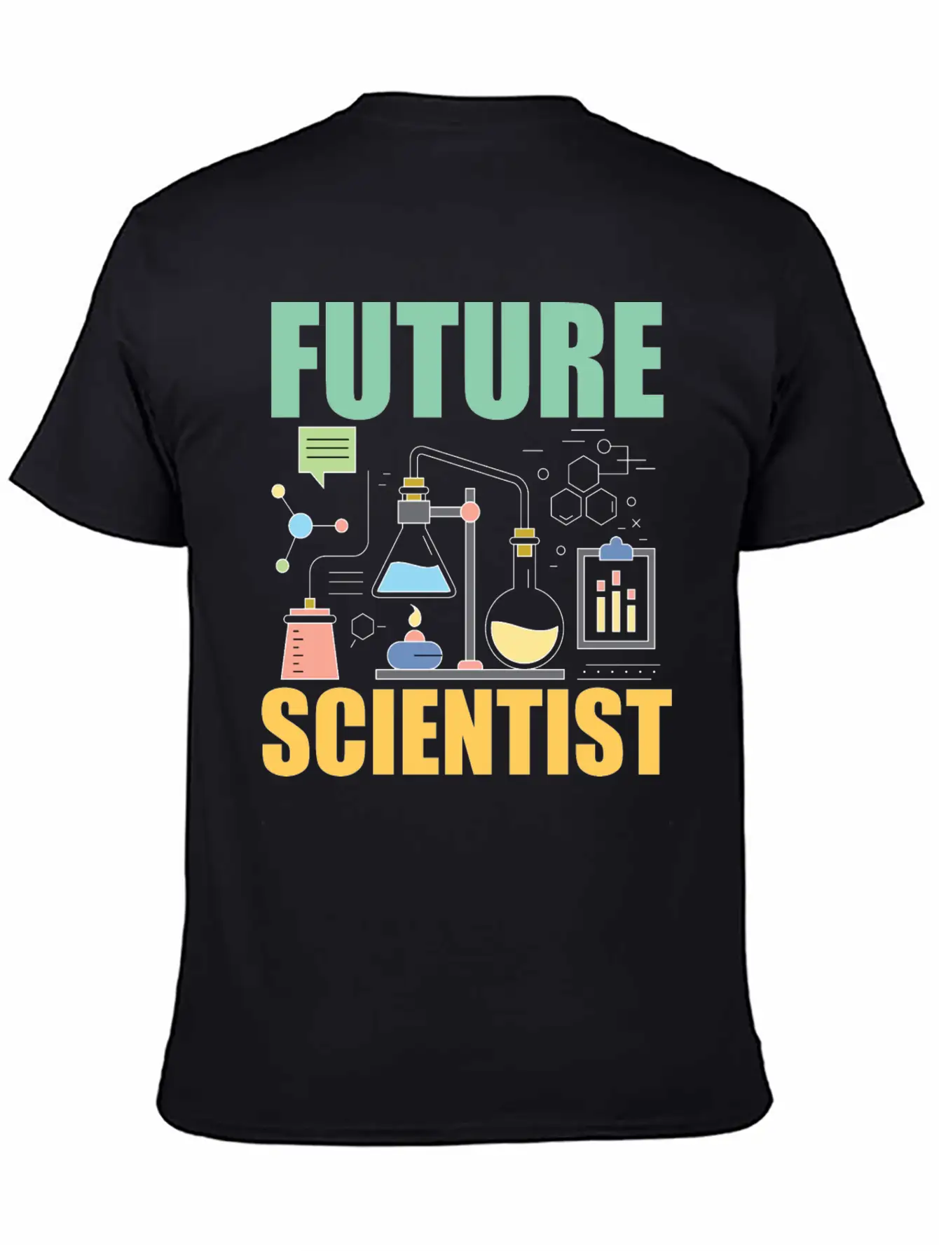 Science Funny - Future Scientist Basic Graphic T-Shirt ¨C Daily Comfort In Soft Cotton