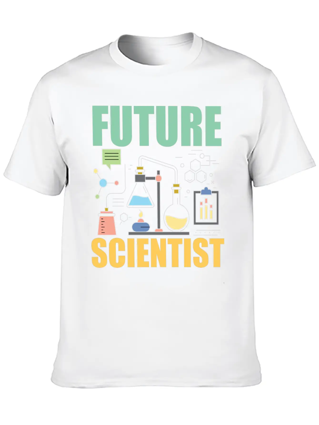 Science Funny - Future Scientist Basic Graphic T-Shirt ¨C Daily Comfort In Soft Cotton