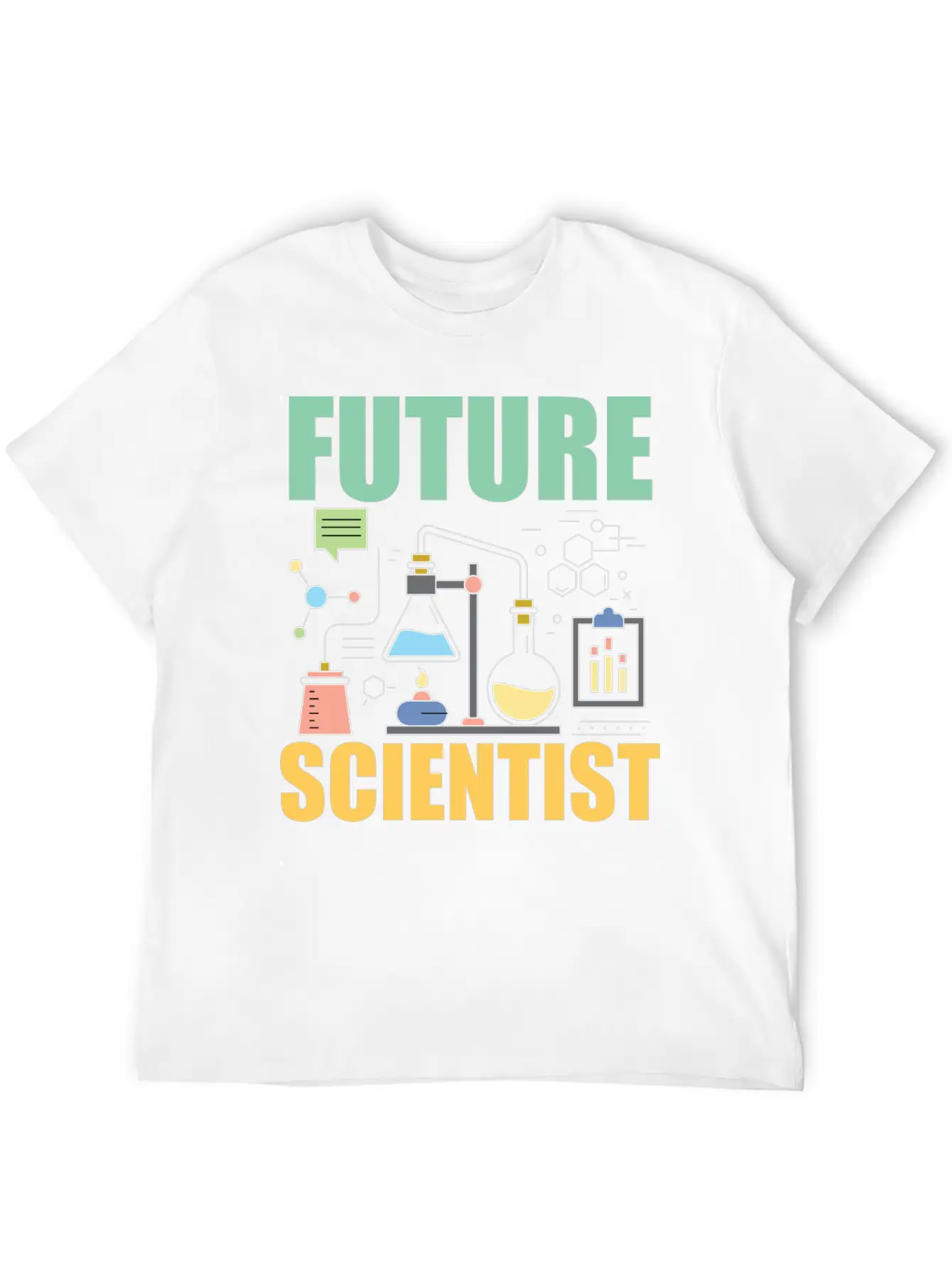 Science Funny - Future Scientist Basic Graphic T-Shirt ¨C Daily Comfort In Soft Cotton