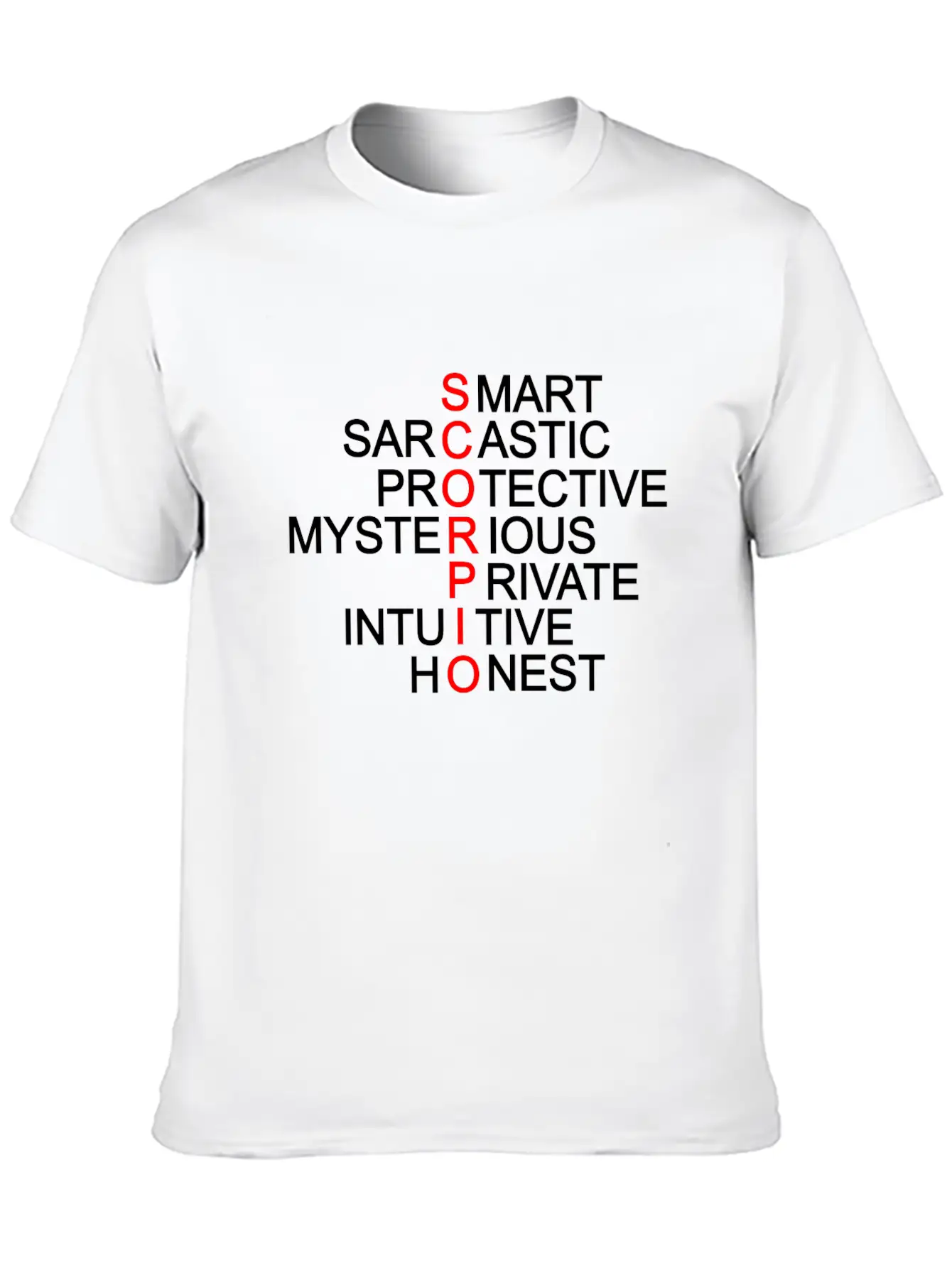 SCORPIO - SMART, PROTECTIVE, PRIVATE, HONEST Essential Cotton Tee For Daily Outfits ¨C Unisex Style