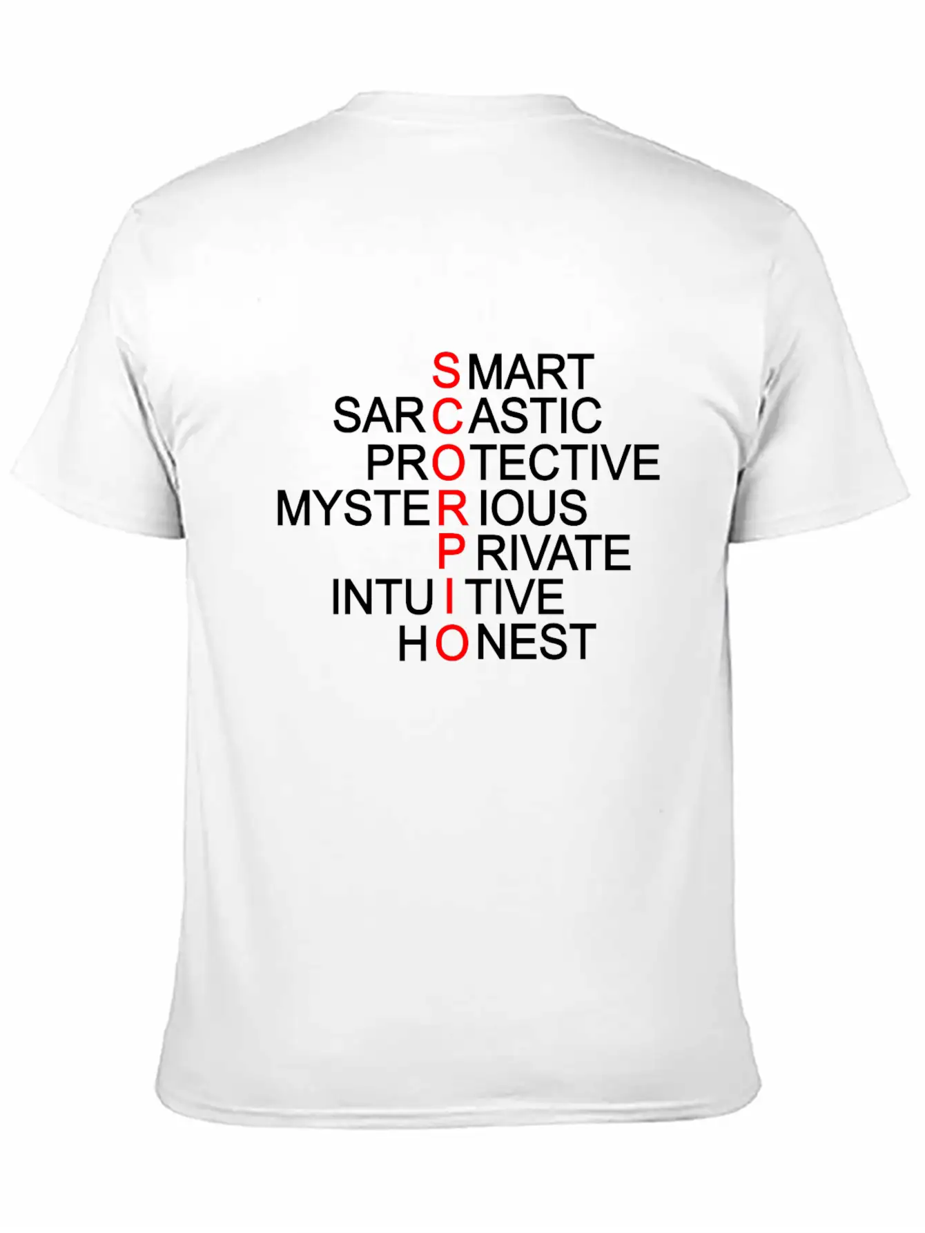 SCORPIO - SMART, PROTECTIVE, PRIVATE, HONEST Essential Cotton Tee For Daily Outfits ¨C Unisex Style