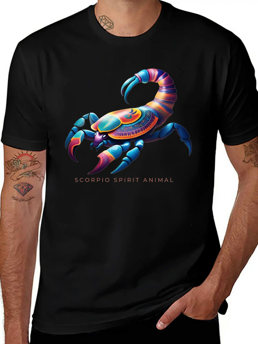 Scorpio Spirit Animal Scorpion Alebrije Male Essential Cotton Tee For Daily Outfits ¨C Unisex Style