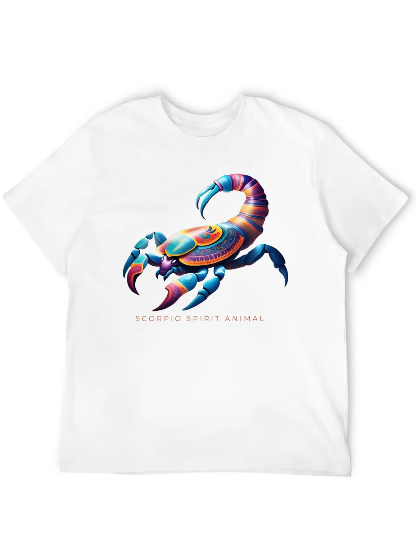 Scorpio Spirit Animal Scorpion Alebrije Male Essential Cotton Tee For Daily Outfits ¨C Unisex Style