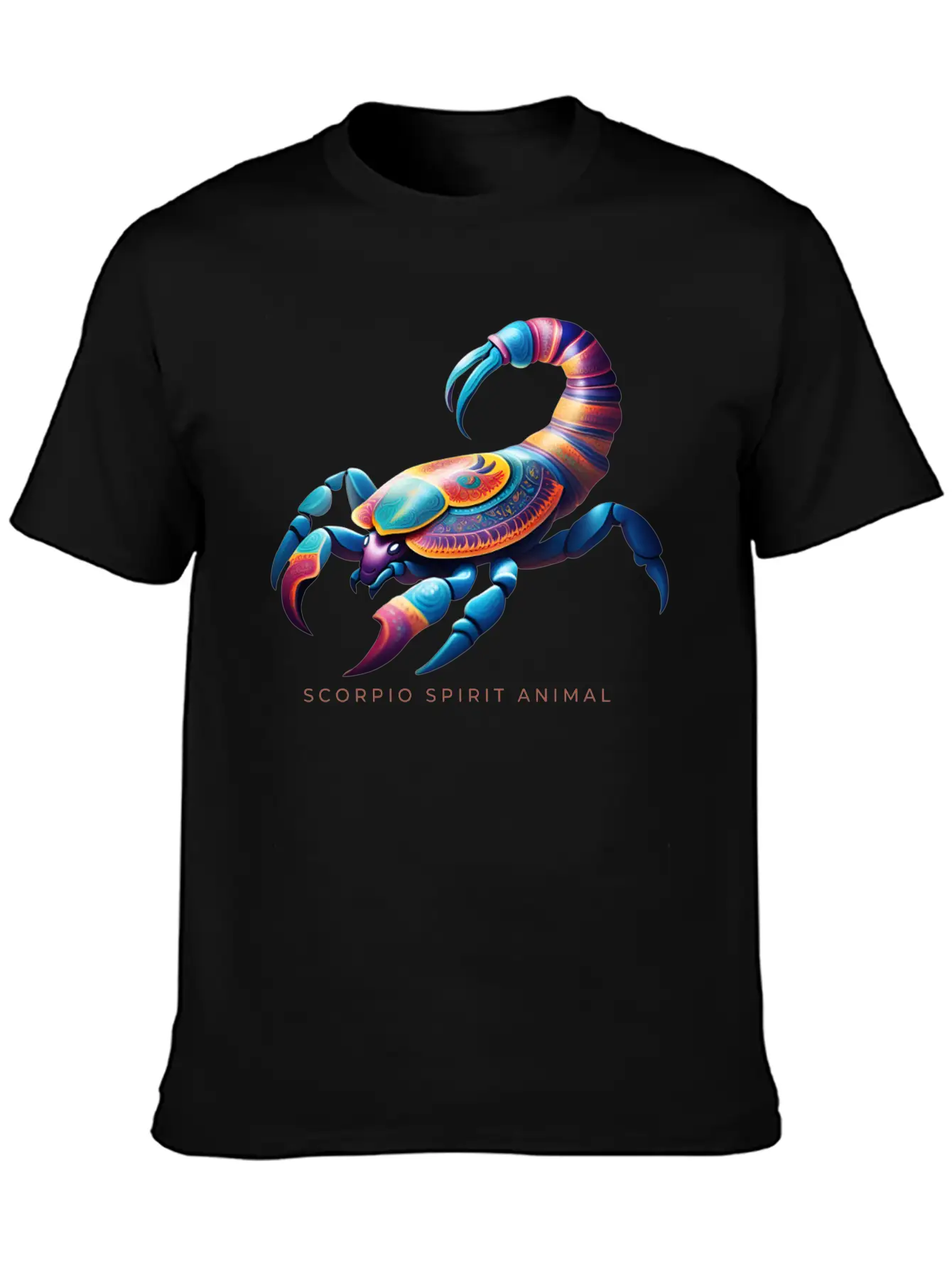 Scorpio Spirit Animal Scorpion Alebrije Male Essential Cotton Tee For Daily Outfits ¨C Unisex Style