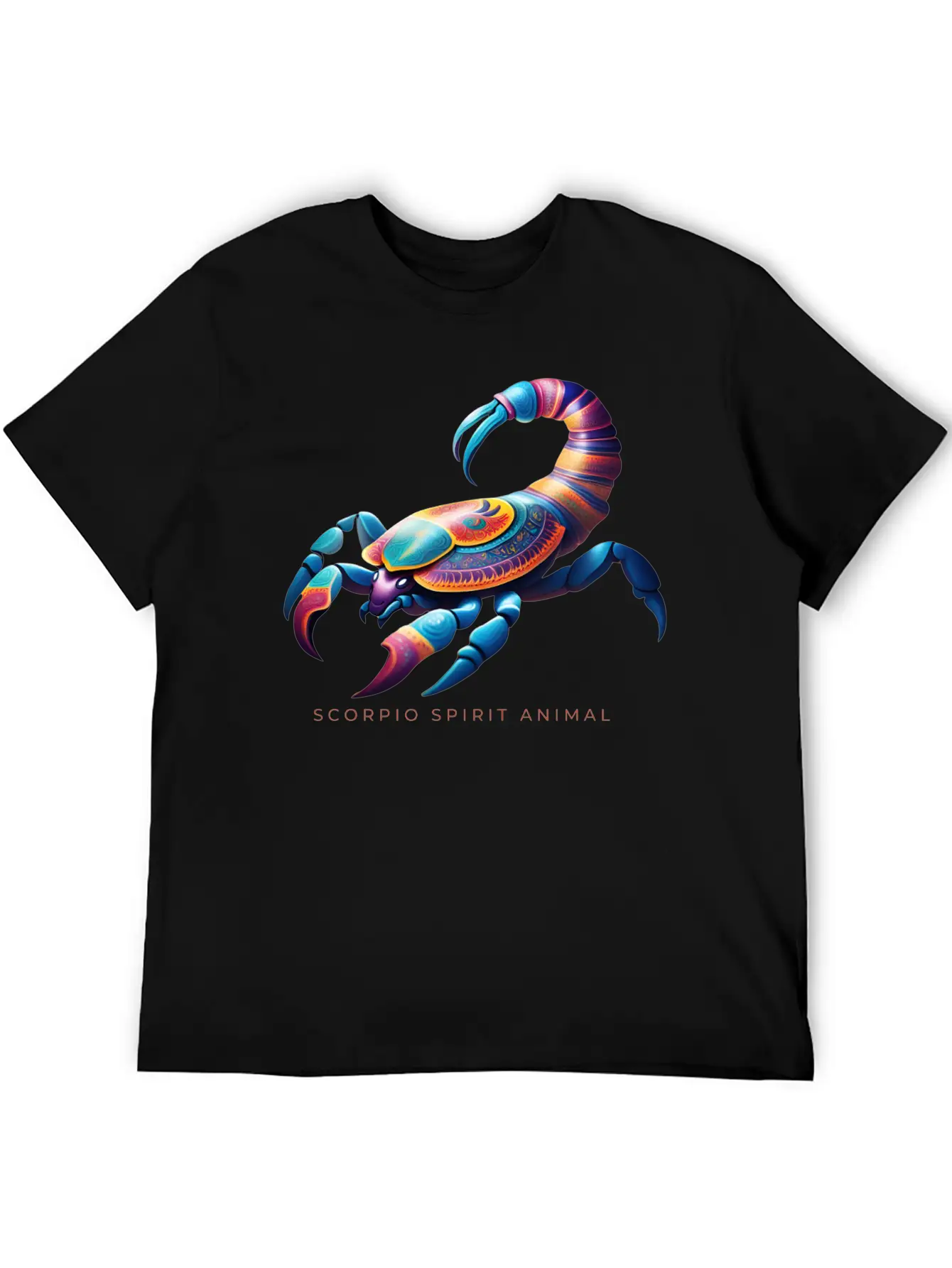 Scorpio Spirit Animal Scorpion Alebrije Male Essential Cotton Tee For Daily Outfits ¨C Unisex Style