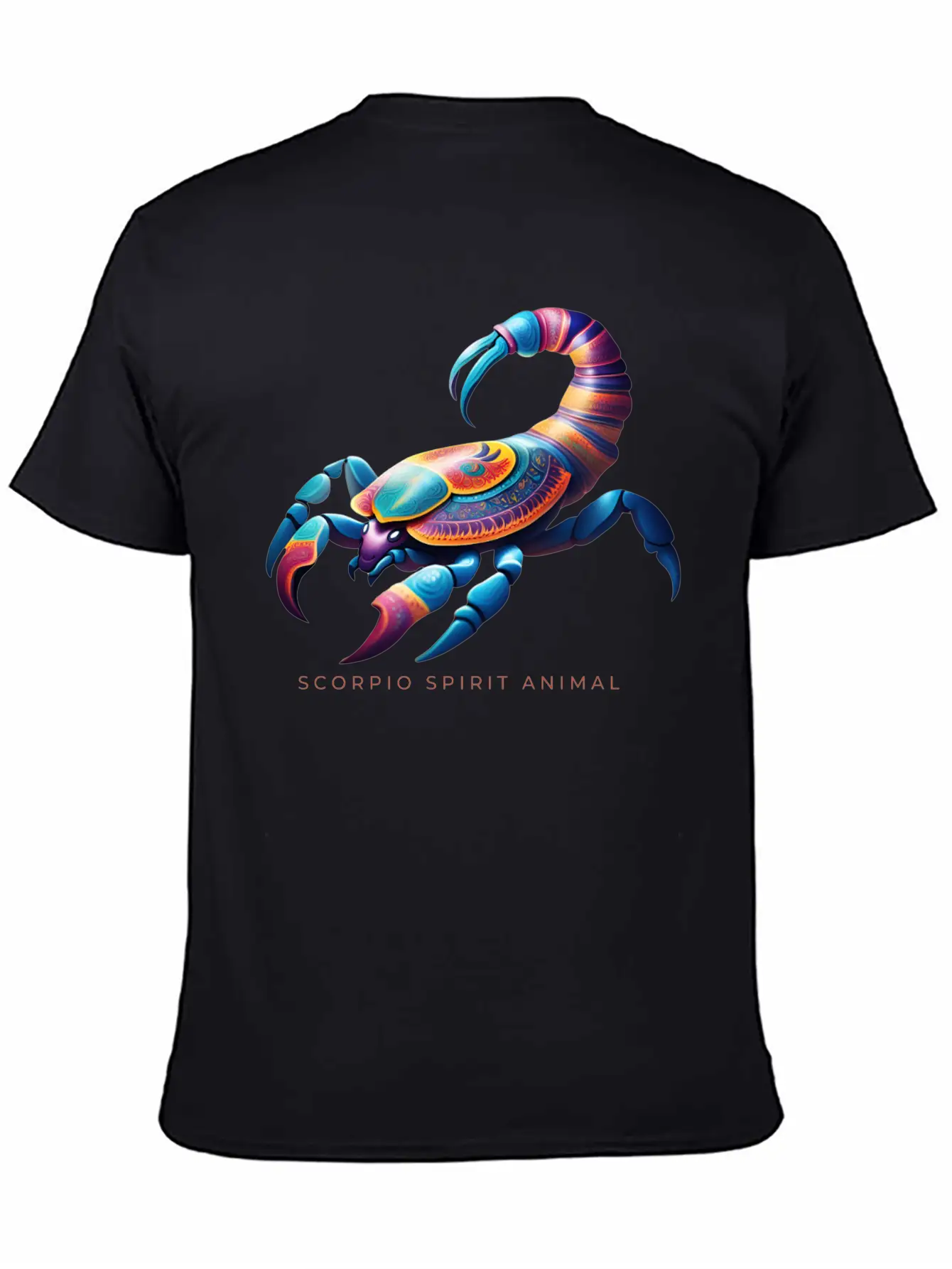 Scorpio Spirit Animal Scorpion Alebrije Male Essential Cotton Tee For Daily Outfits ¨C Unisex Style