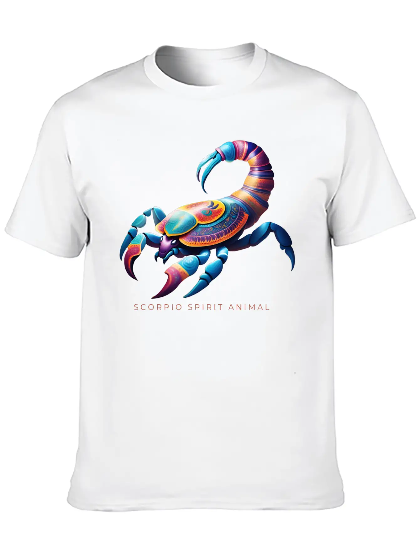 Scorpio Spirit Animal Scorpion Alebrije Male Essential Cotton Tee For Daily Outfits ¨C Unisex Style