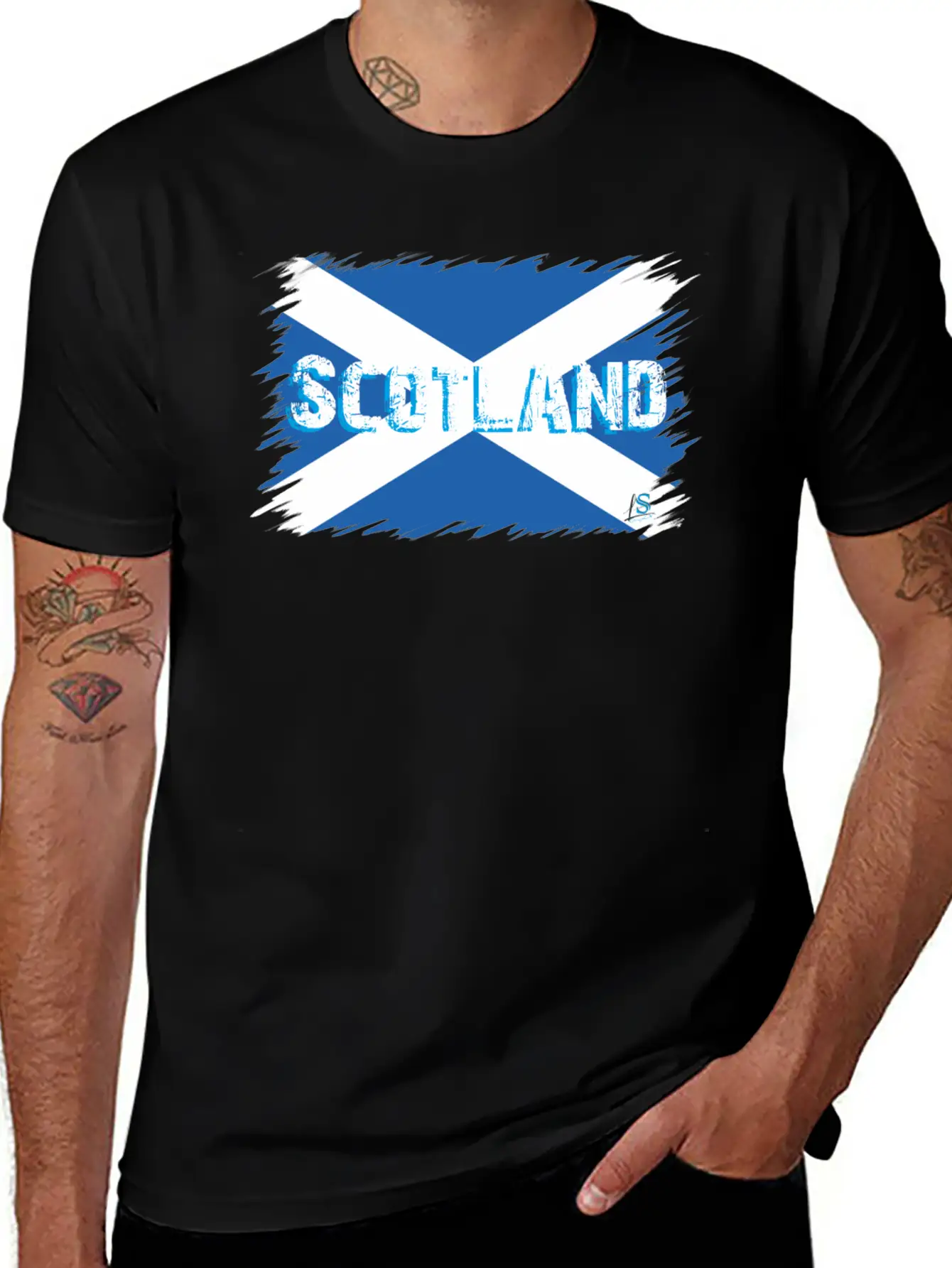 Scottish Flag 2 Soft Cotton Short Sleeve Tee ¨C Unisex Wardrobe Staple
