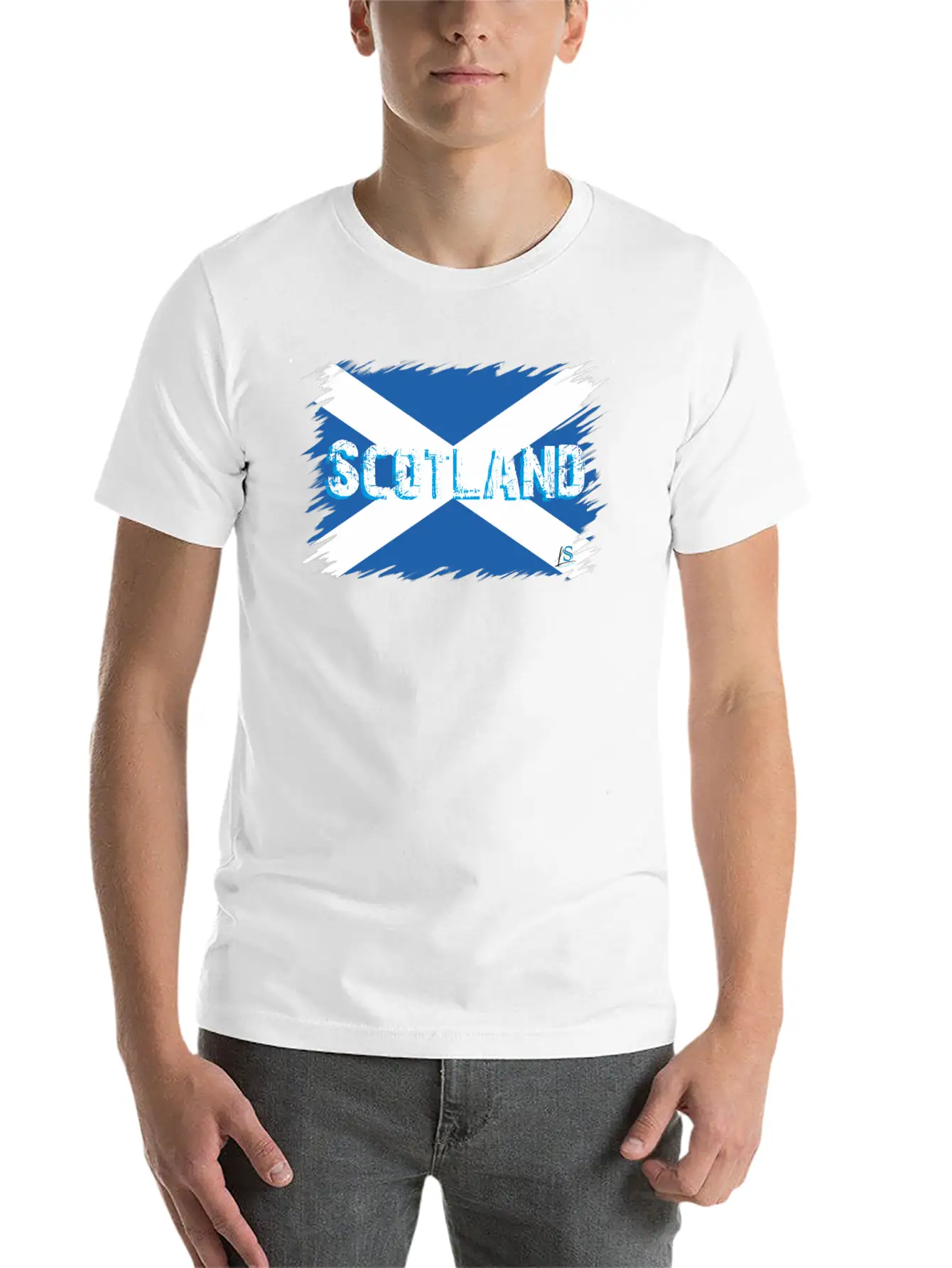Scottish Flag 2 Soft Cotton Short Sleeve Tee ¨C Unisex Wardrobe Staple